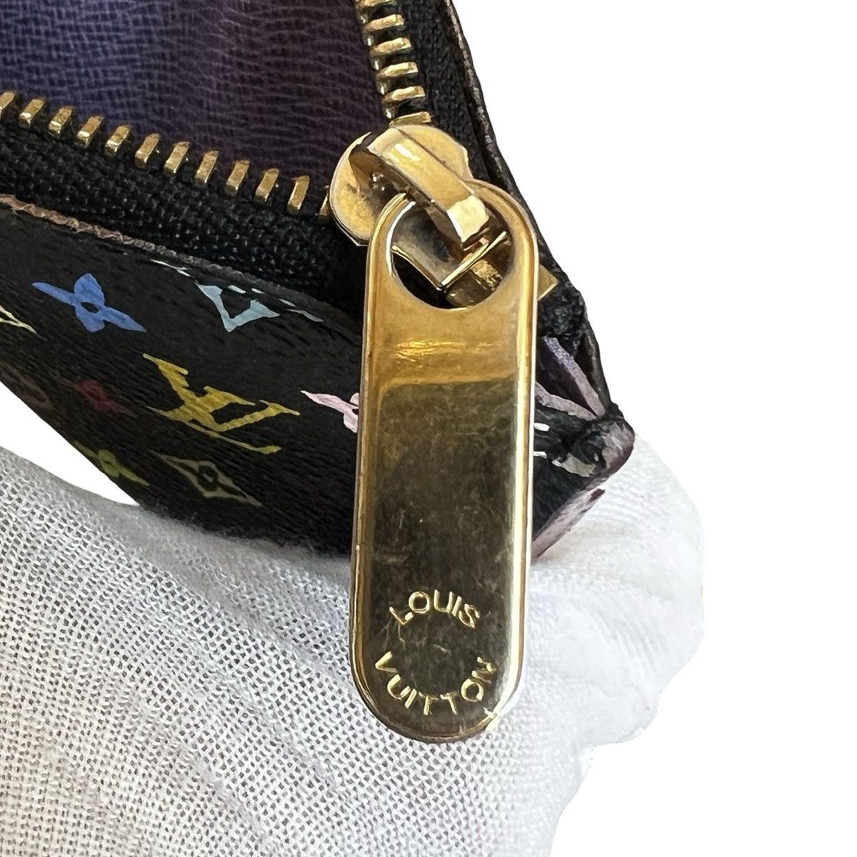 Louis Vuitton Louis Vuitton Monogram Multicolore Pochette Cles Mini Wallet Size ONE SIZE - 4 Thumbnail