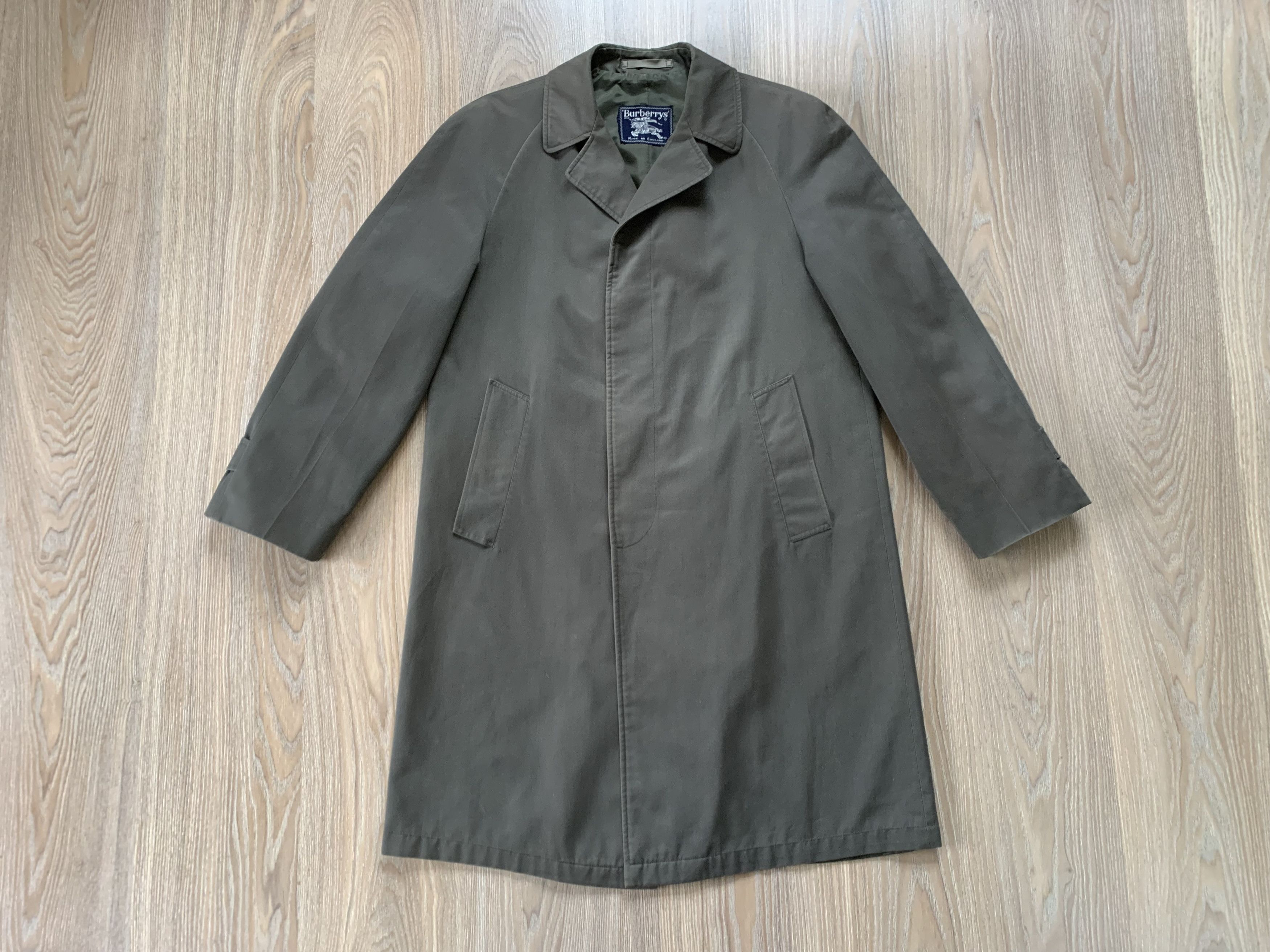 Burberry × Vintage Vintage Rare Burberrys Commuter II Olive Trench Coat Size US M / EU 48-50 / 2 - 2 Thumbnail