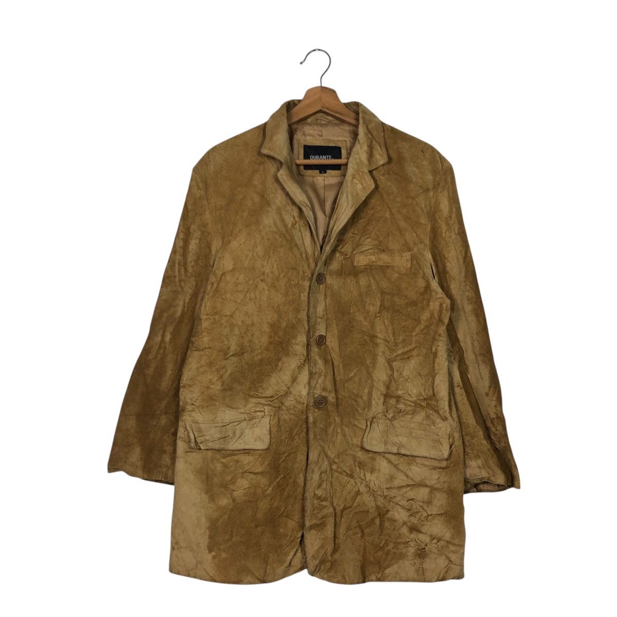 Japanese Brand 📌Vintage Biker Leather Jacket Durante Issey Miyake Size US L / EU 52-54 / 3 - 2 Thumbnail