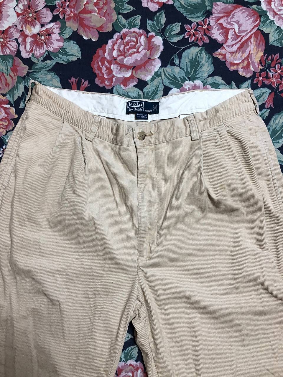 Polo Ralph Lauren Polo Ralph Lauren Corduroy Pants Straight Preppy Size US 35 - 24 Thumbnail