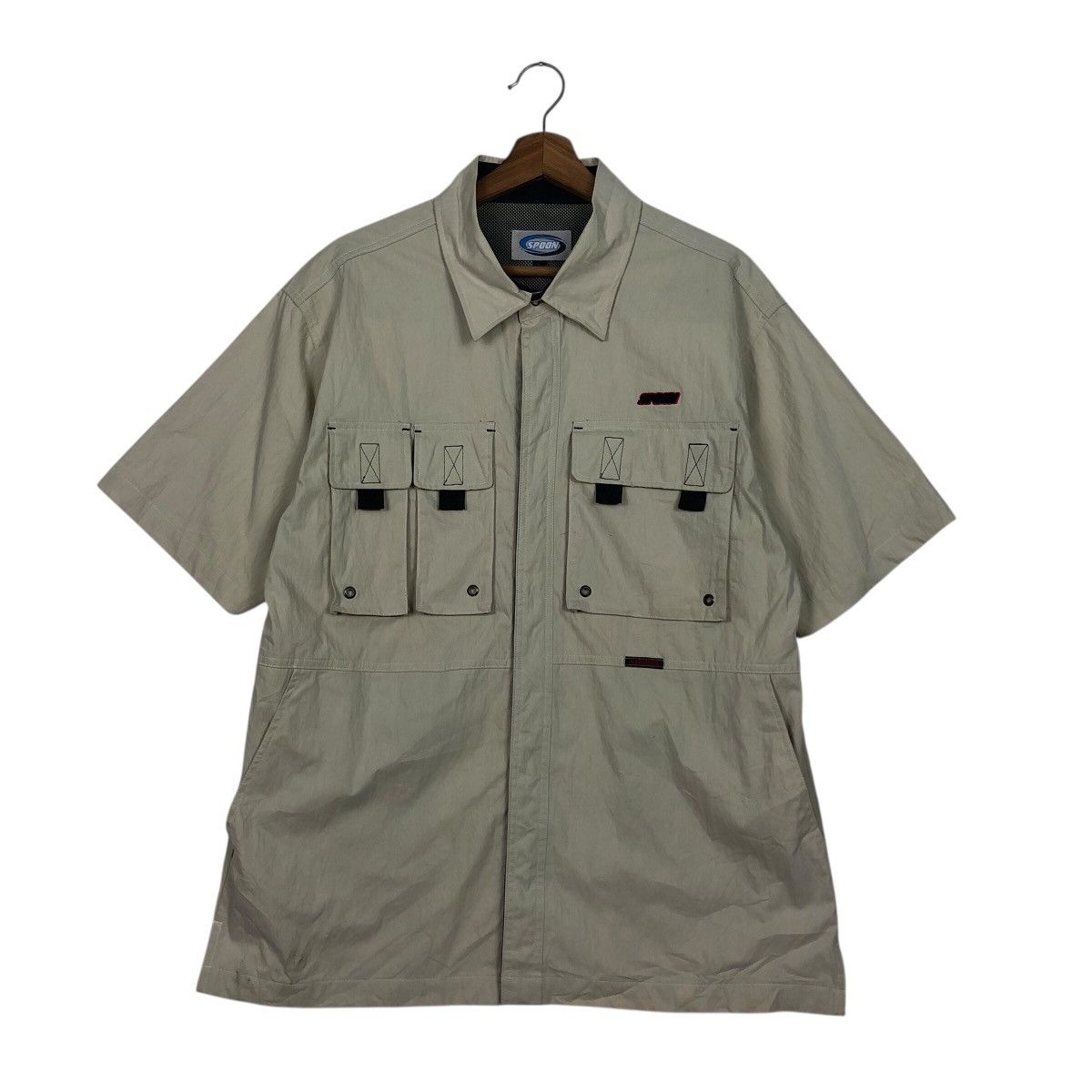 Japanese Brand 📌Vintage Bowling Shirt Spoon Short Sleeve Small Logo Size US L / EU 52-54 / 3 - 2 Thumbnail