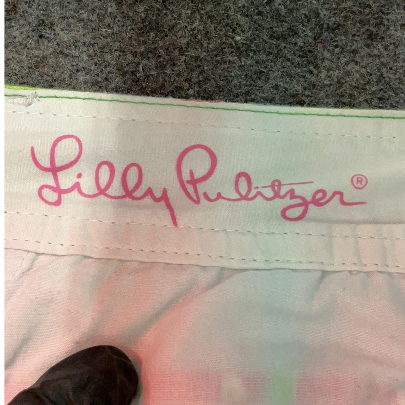 Other Lilly Pulitzer Size 4 Paisley Print Colored Shorts Size 27" / US 4 / IT 40 - 4 Thumbnail