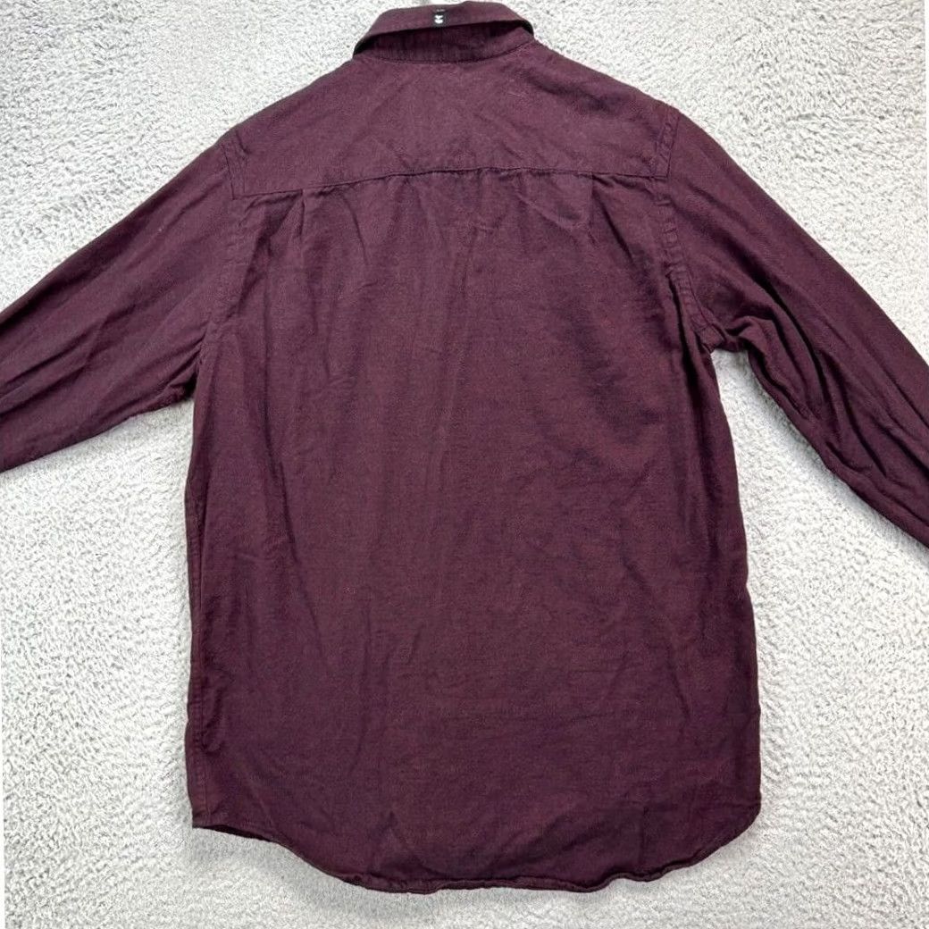 Vintage Jetty Flannel Shirt Adult Small Maroon Button Up Long Sleeve Mens Size US S / EU 44-46 / 1 - 2 Thumbnail