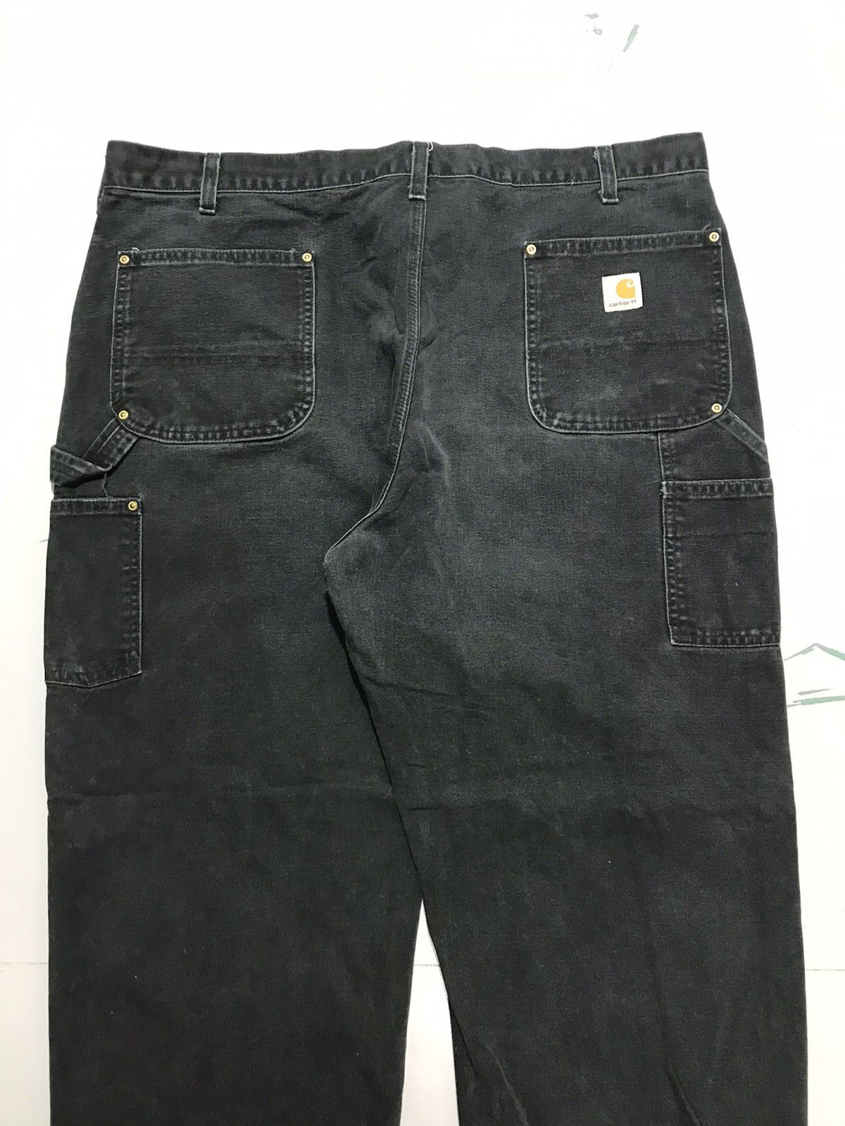 Carhartt Vintage Carhartt B01 BLK double knee workwear denim Size US 42 / EU 58 - 9 Thumbnail