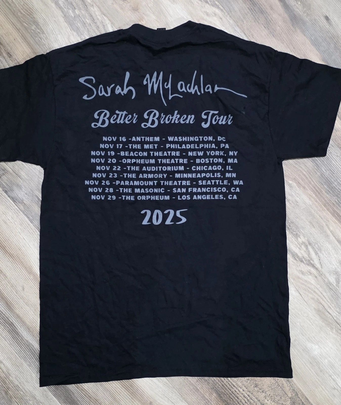 Other Sarah McLachlan 2025 Better Broken Tour Shirt Medium Size US M / EU 48-50 / 2 - 2 Thumbnail