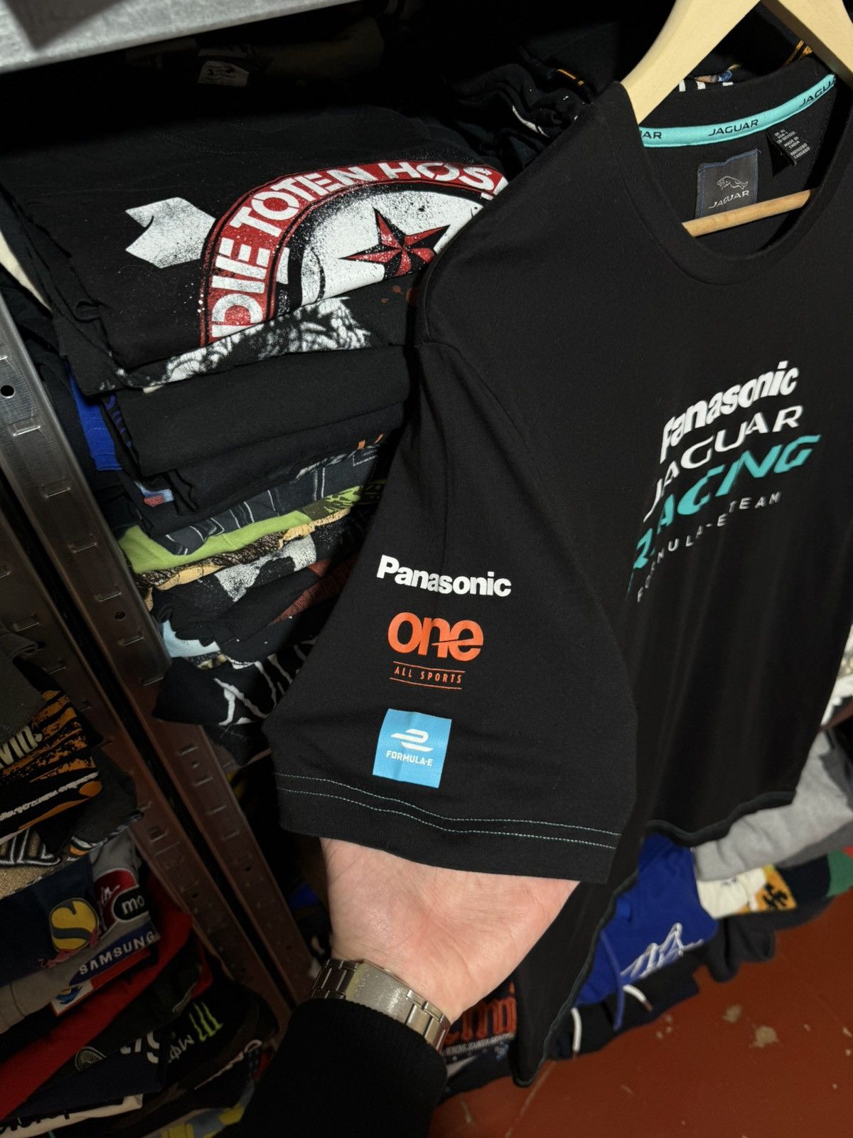 Formula 1 JAGUAR Racing Panasonic Formula Uno F1 Team T-Shirt Size US XL / EU 56 / 4 - 5 Thumbnail