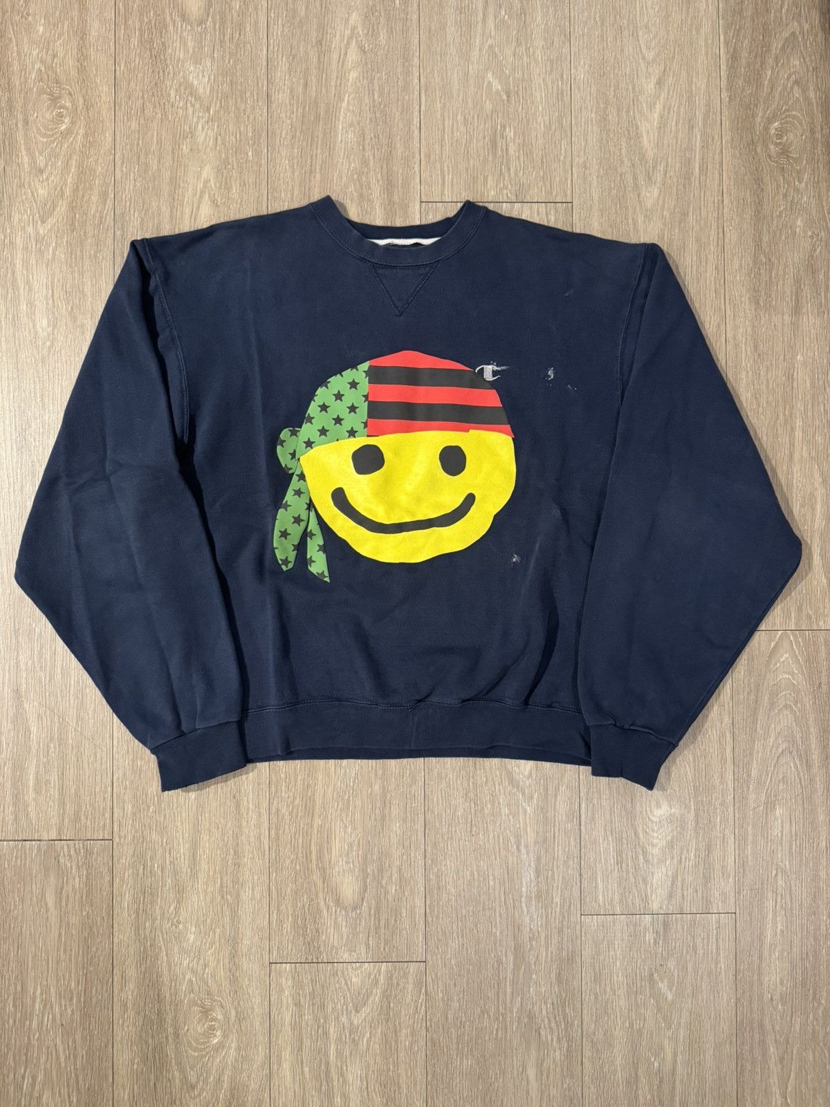 Cactus Plant Flea Market × DENIM TEARS CPFM Denim Tears Bandana Smiley Crewneck 1/1 Size US XL / EU 56 / 4 - 1 Thumbnail