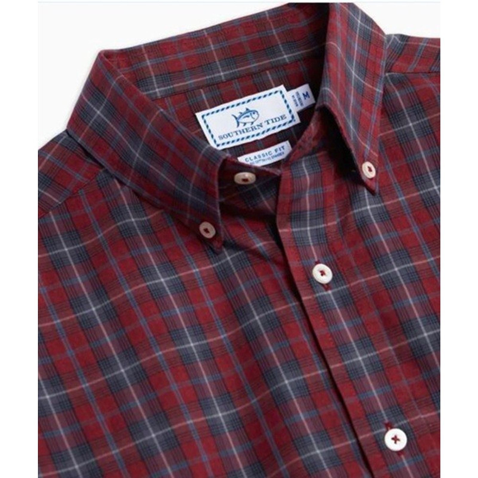Southern Tide NWT Southern Tide Skipjack Heather Plaid Button-Down Size S Size US S / EU 44-46 / 1 - 5 Thumbnail