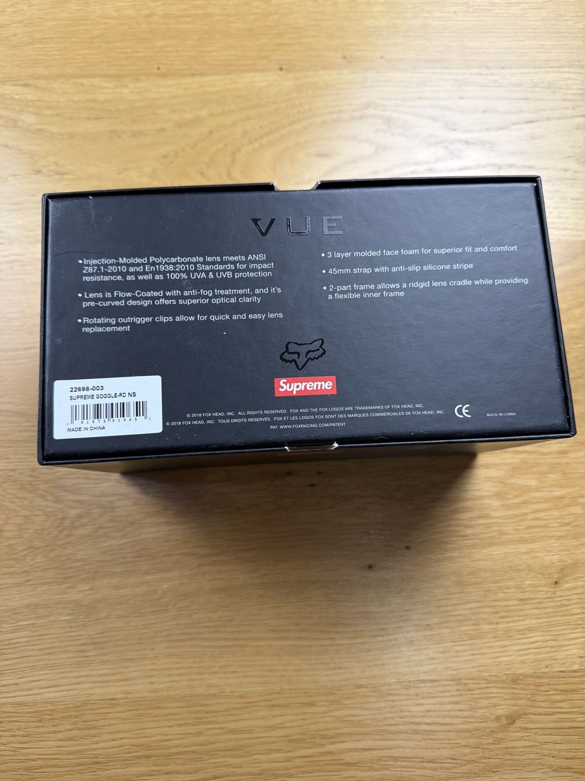 Supreme Supreme Fox VUE Goggle Size ONE SIZE - 5 Thumbnail