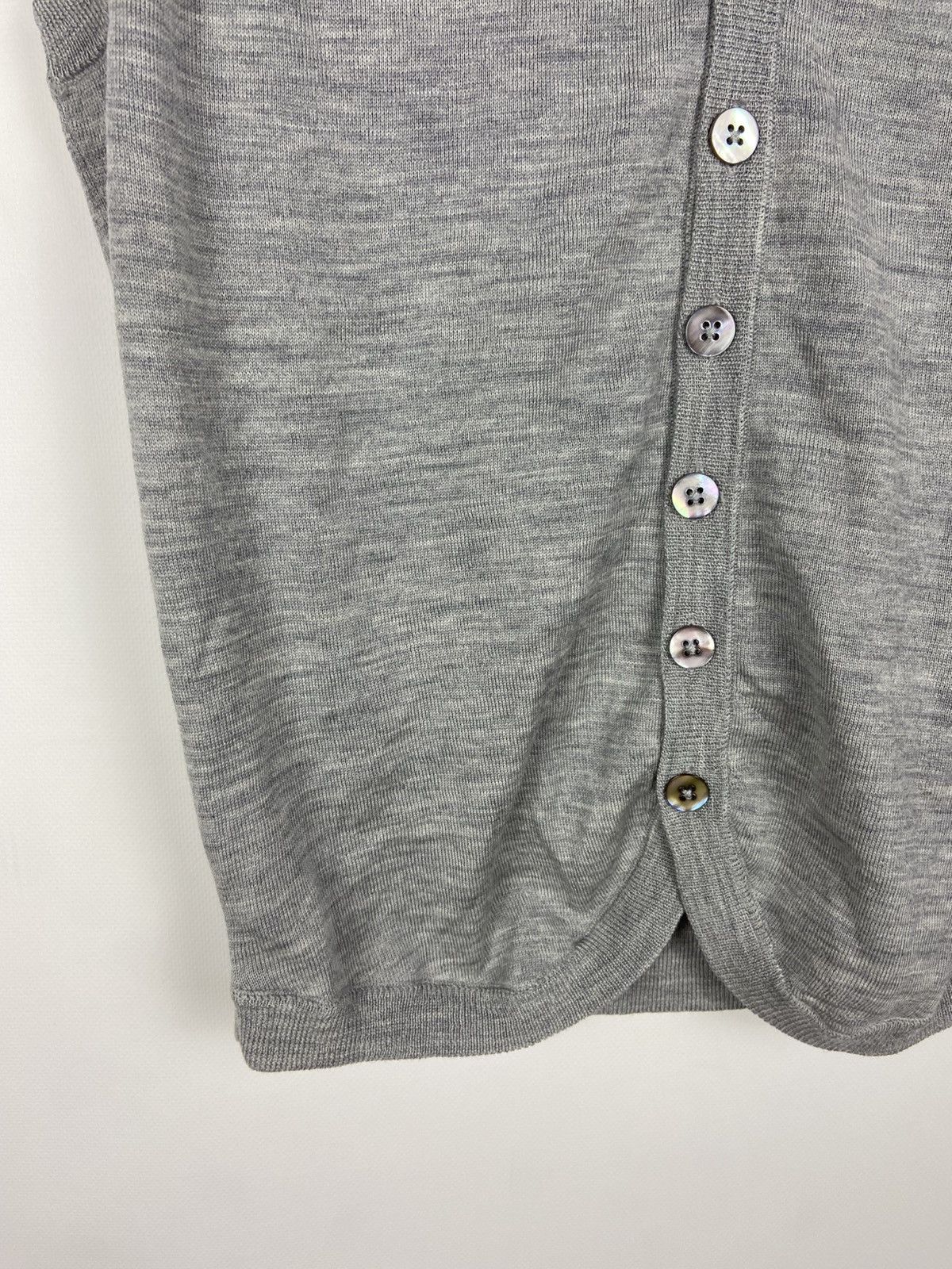 Designer × Suitsupply Suitsupply Gray Button Wool Vest Mens Size US S / EU 44-46 / 1 - 7 Thumbnail
