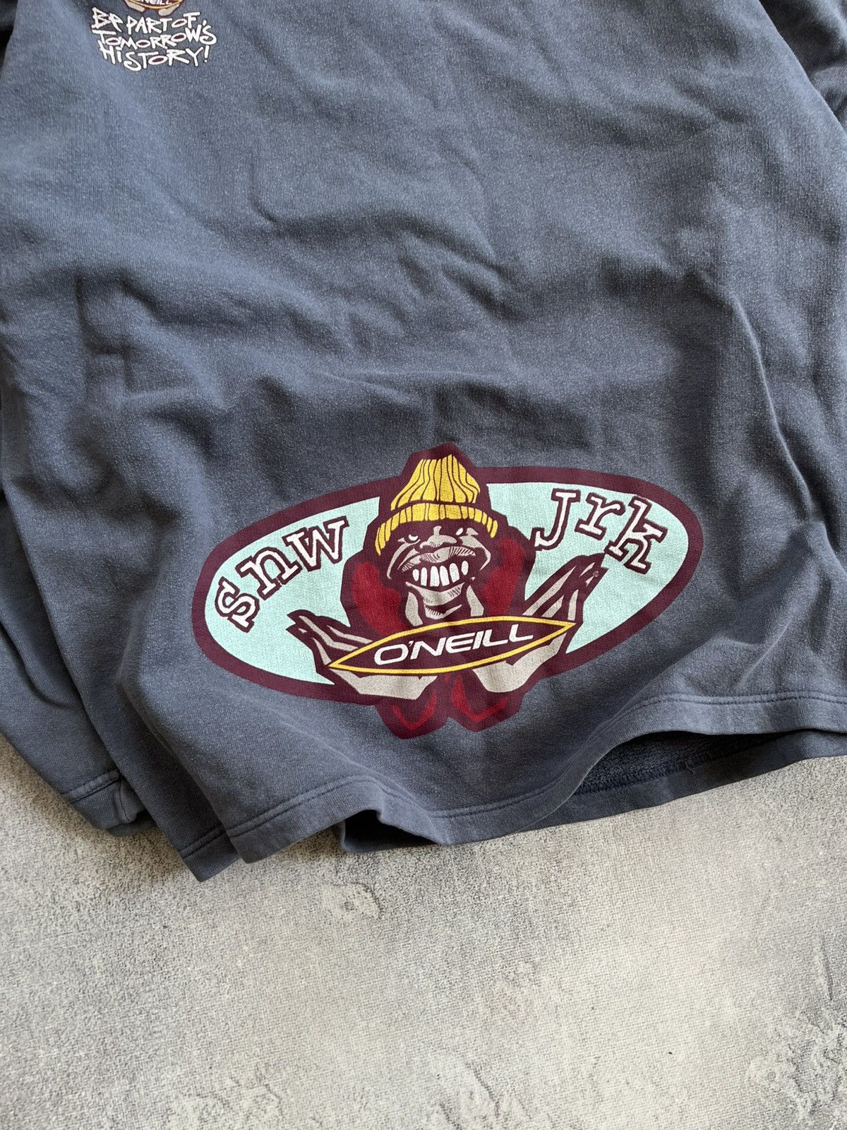 O'Neill Vintage 90s O’Neill Snw Surf Big Logo Sweatshirt Y2K Size L Size US L / EU 52-54 / 3 - 2 Thumbnail