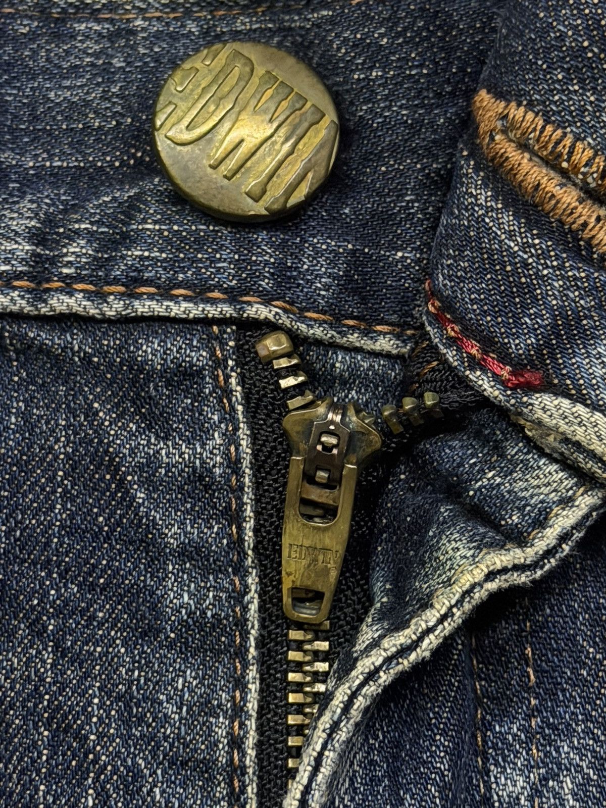 Edwin Vintage Edwin Blue Trip Japan Denim Jeans | Vintage Fade W35 Size US 35 - 9 Thumbnail