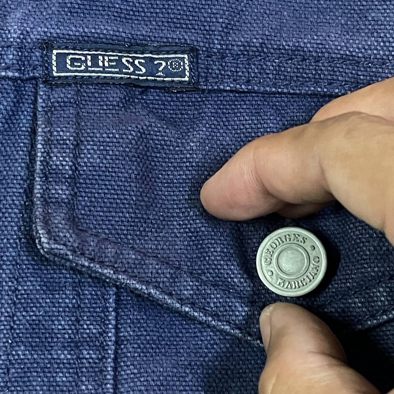 Georges Marciano Vintage Georges Marciano Guess Trucker Jacket Size US S / EU 44-46 / 1 - 6 Thumbnail