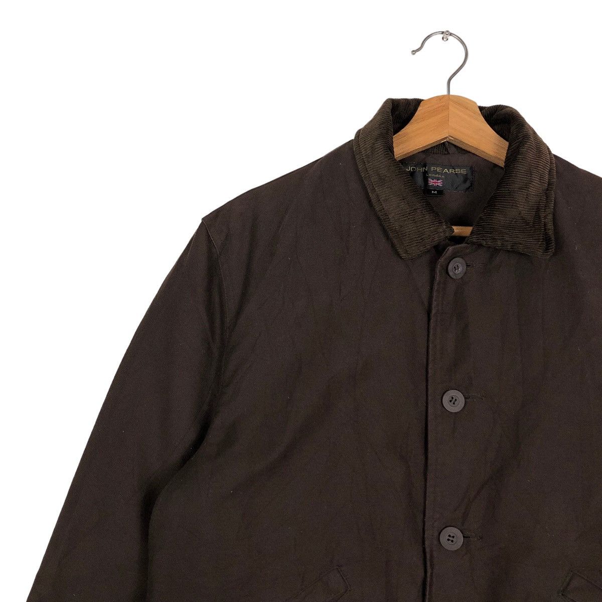 Japanese Brand 🔥Rich Brown Vtg Chore Jacket Quilted John Pearse London Size US M / EU 48-50 / 2 - 7 Thumbnail