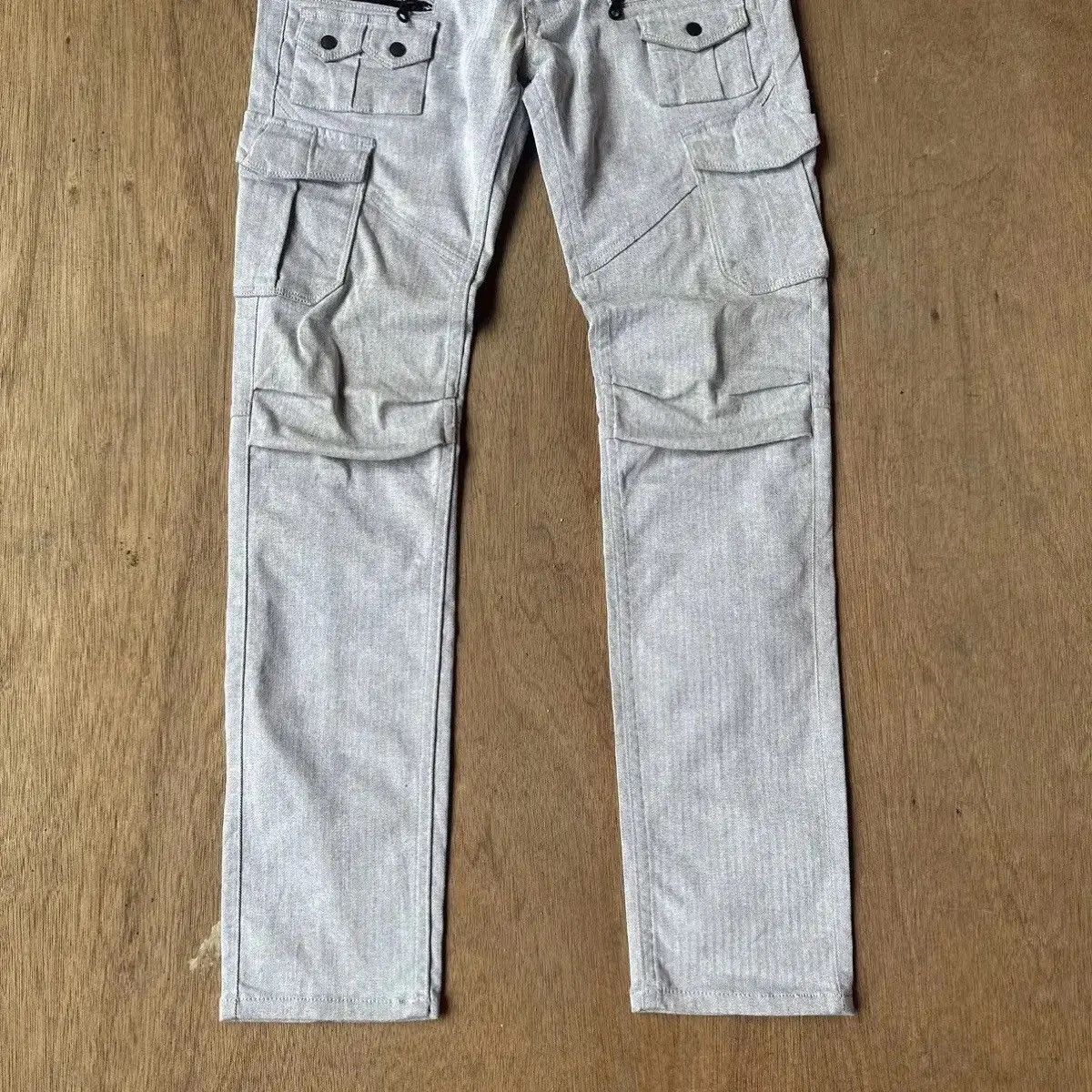 Japanese Brand W32 L31 VTG NICOLE HIDEWAYS JAPAN PUNK MULTIPOCKET HBT TWILL Size US 32 / EU 48 - 5 Thumbnail