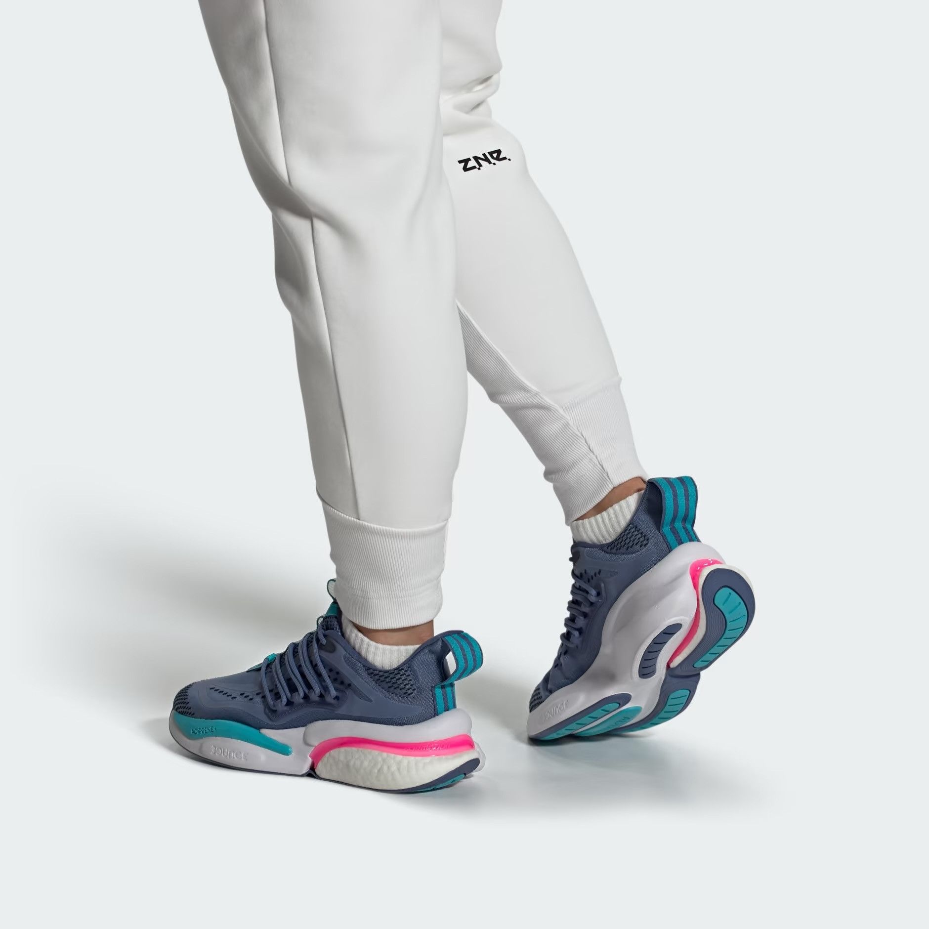 Adidas NWT Adidas AlphaBoost V1 Sneakers Women's 10 Crew Blue Lucid Size US 10 / IT 40 - 3 Thumbnail