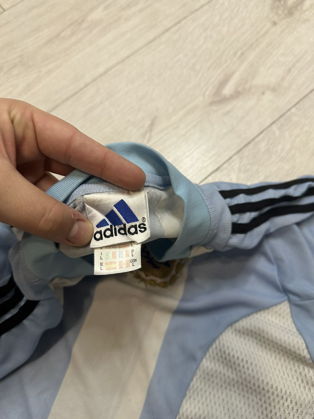 Vintage Adidas Argentina vintage soccer jerseys Size US L / EU 52-54 / 3 - 4 Thumbnail