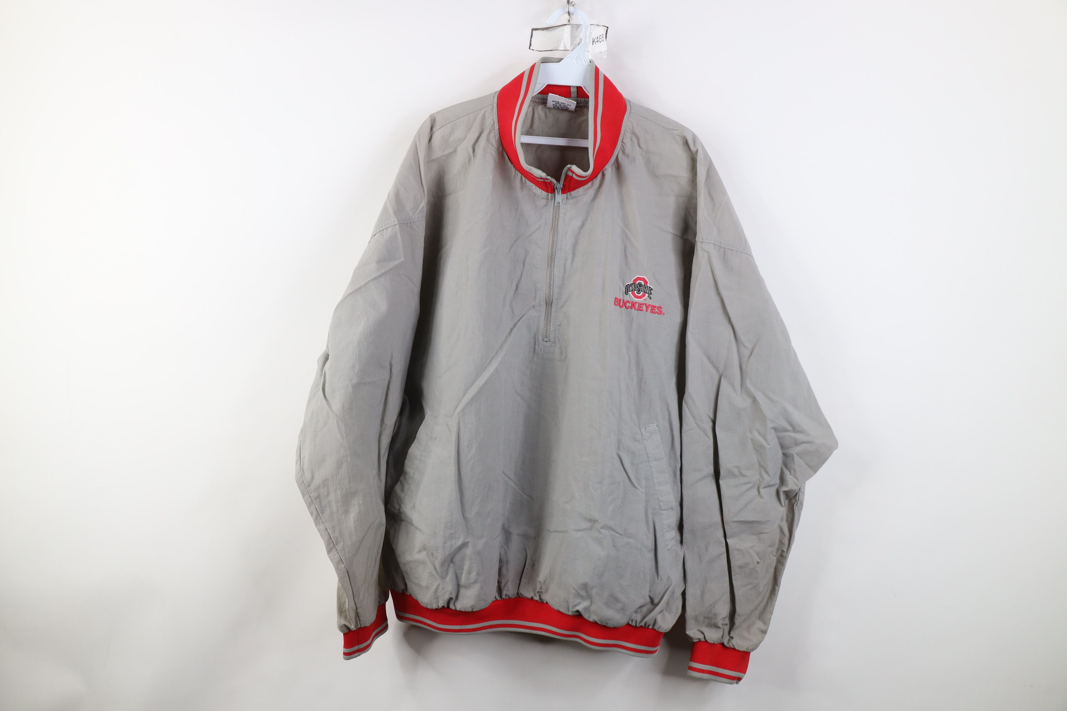 Vintage Vintage 90s Ohio State University Zip Windbreaker Jacket Size US XXL / EU 58 / 5 - 1 Thumbnail