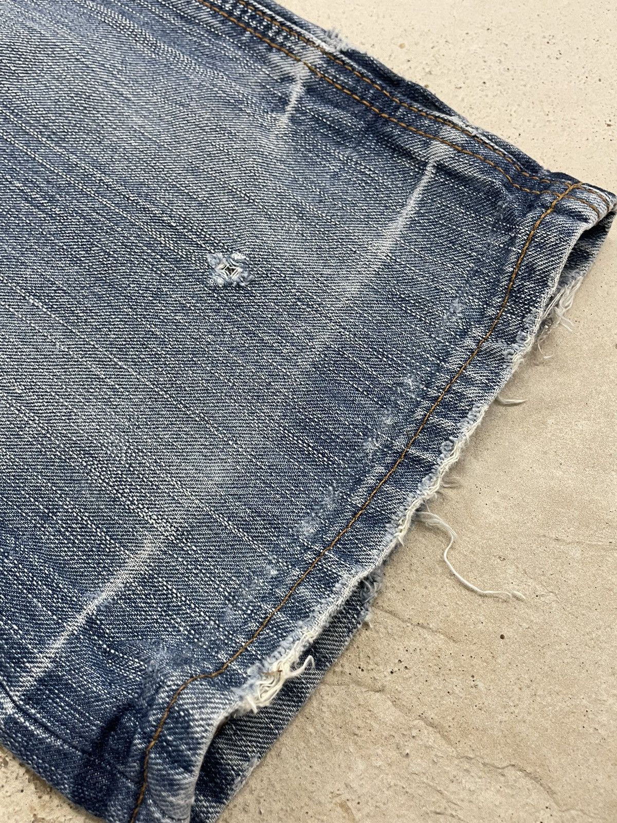 Edwin Edwin XV Vintage Distressed Denim (AE19) Size US 33 - 6 Thumbnail