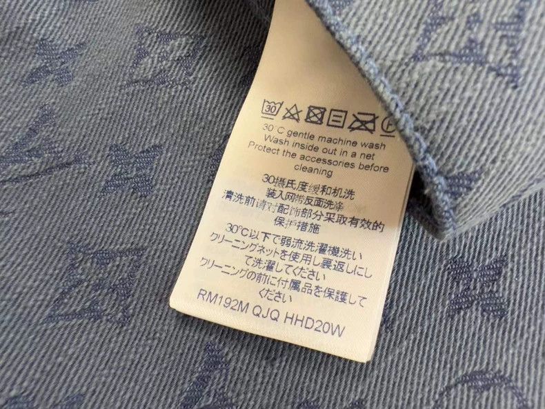 Louis Vuitton Louis Vuitton Blue presbyopic full Logo jeans Size US 31 - 8 Thumbnail