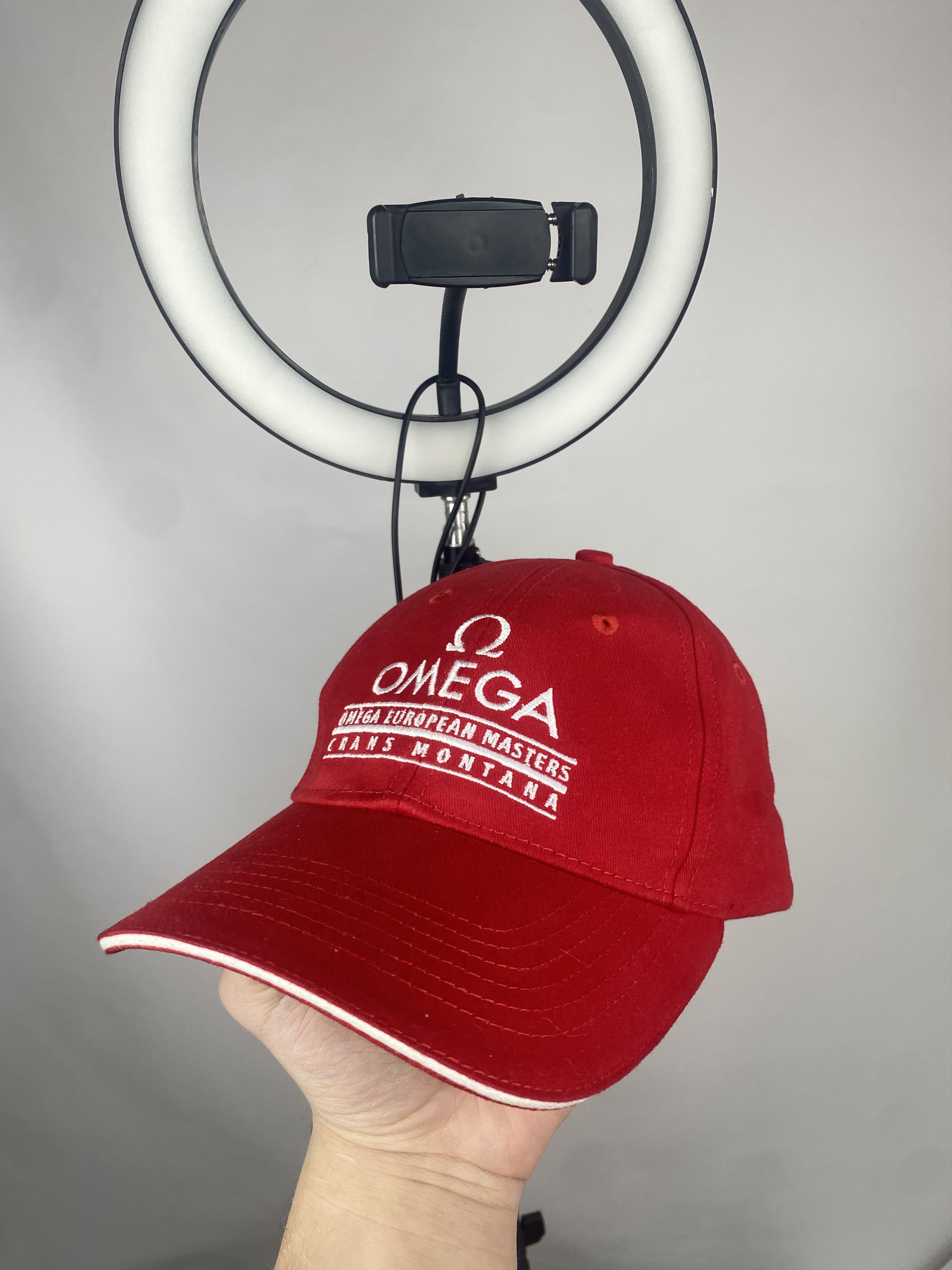 Omega Vintage 90s Watches cap ahat Omega Big Logo Size ONE SIZE - 1 Thumbnail