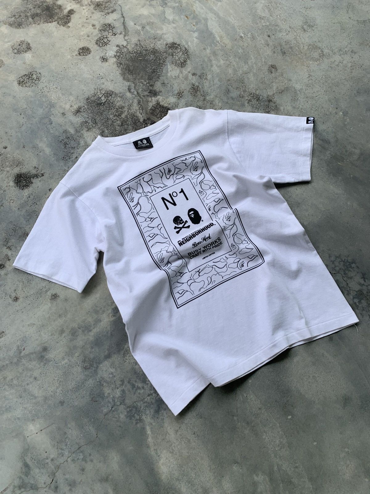 Bape × Neighborhood Bape X Neighborhood Tee Size US S / EU 44-46 / 1 - 1 Thumbnail