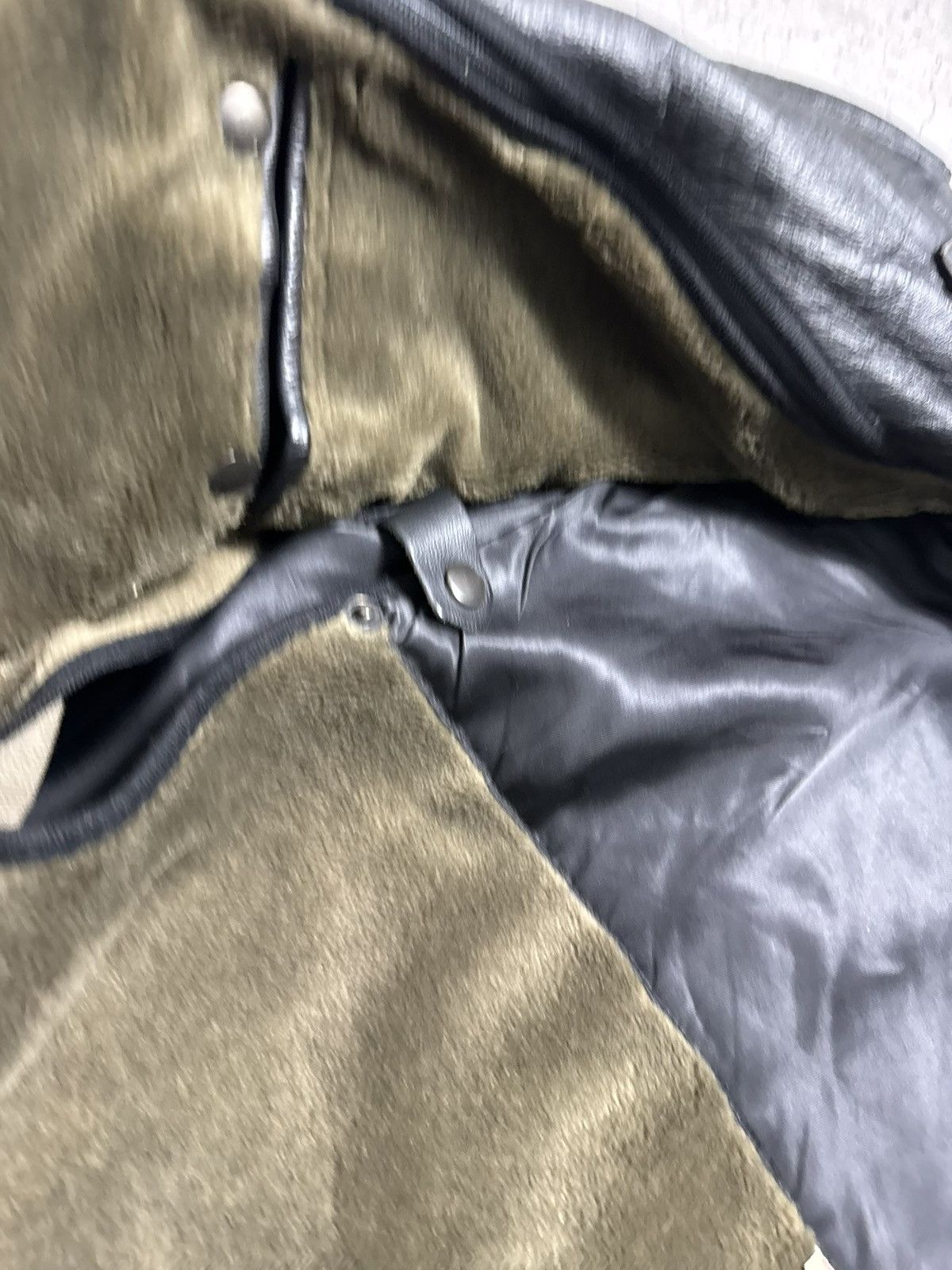 Vintage Hackel & CO/Munster/W 90’s Leather German Army Police Jacket Size US L / EU 52-54 / 3 - 13 Thumbnail