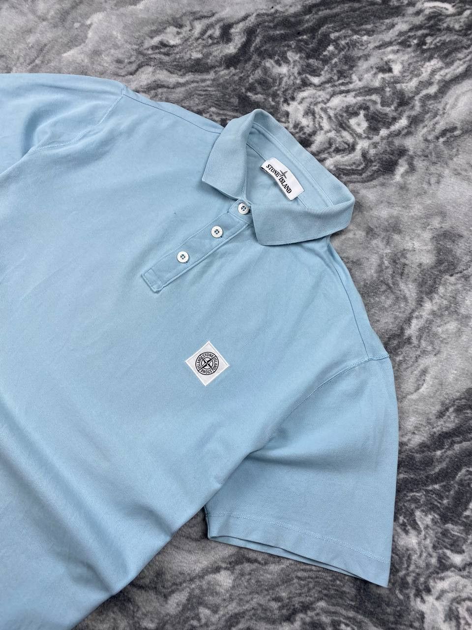 Stone Island Stone Island Polo Shirt Patch Program Men Size 2XL Blue Size US XXL / EU 58 / 5 - 9 Thumbnail