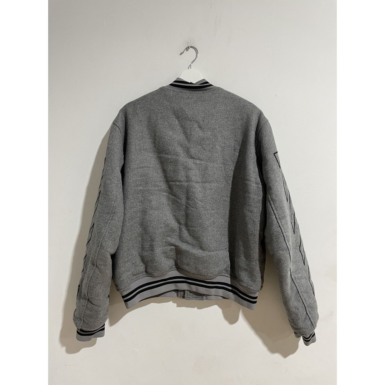 Off-White Off-White Diag-Stripe Bomber Jacket Size Large Preowned Size US L / EU 52-54 / 3 - 3 Thumbnail