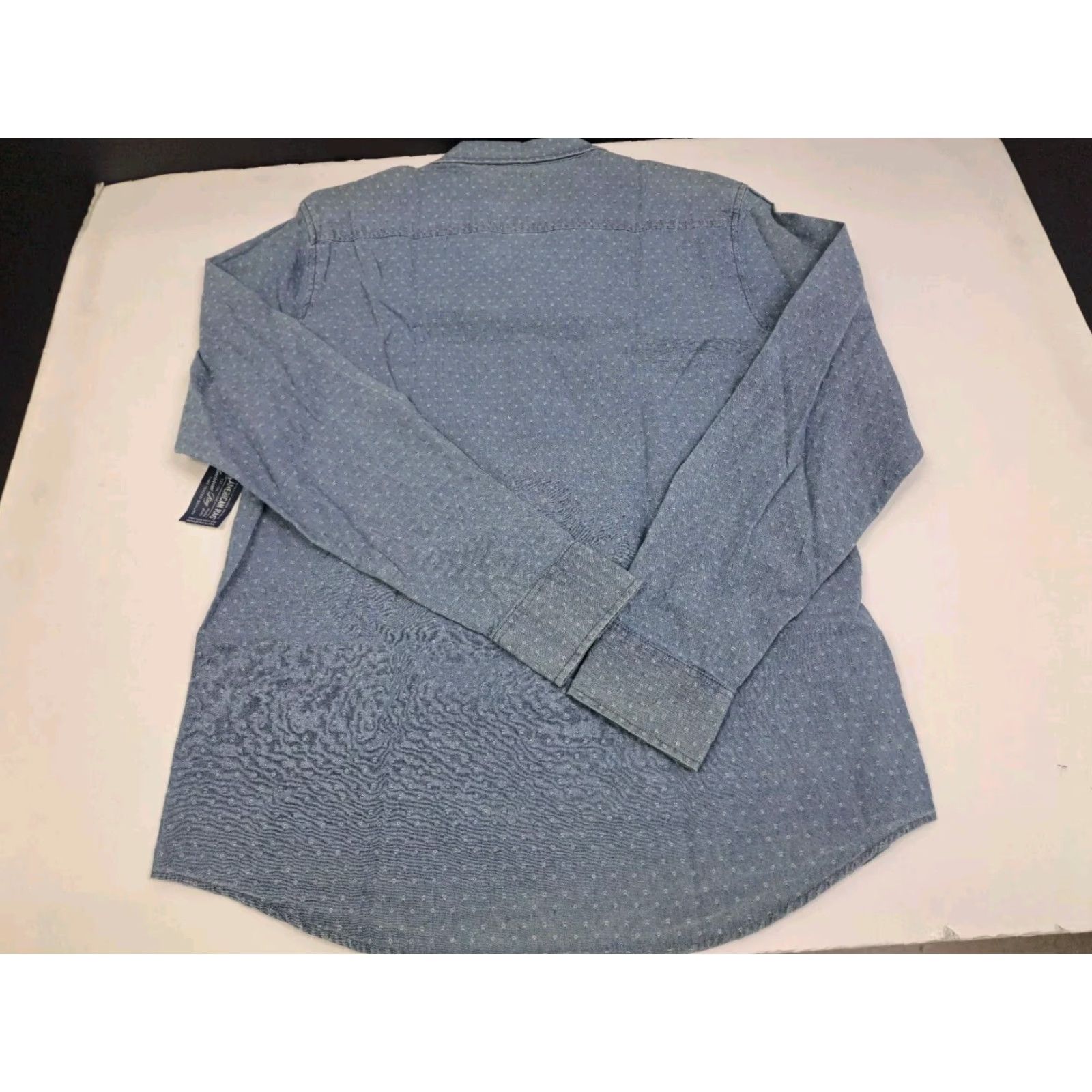 Vintage American Rag Shirt Mens Blue Long Sleeve Button-Up Size L Size US L / EU 52-54 / 3 - 3 Thumbnail