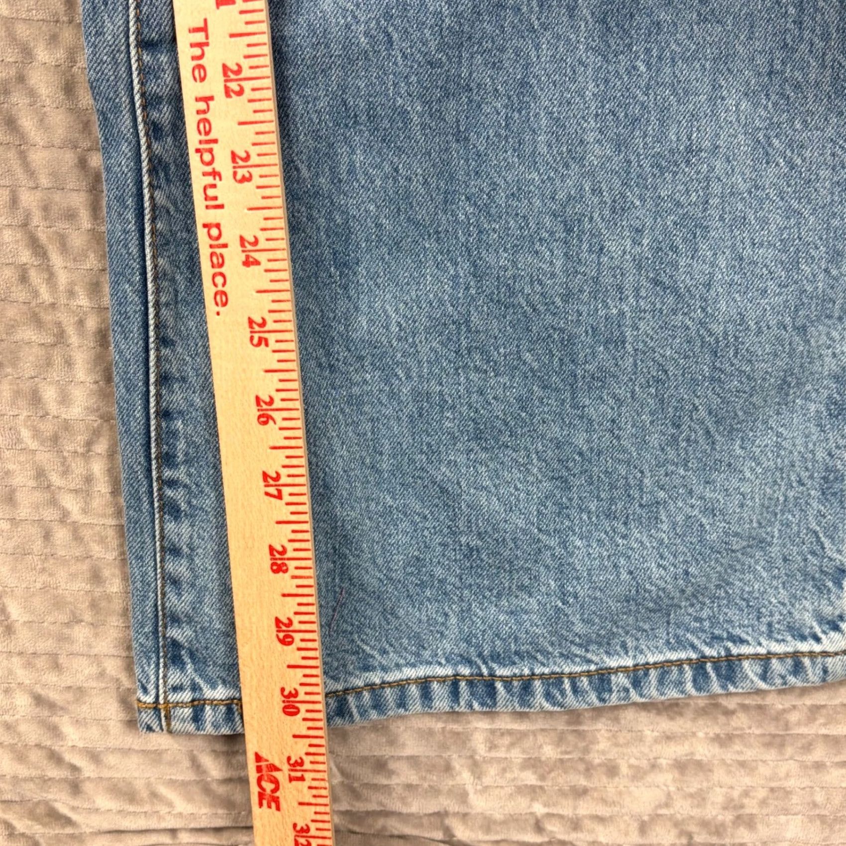 Vintage Joes Jeans Hanoi Low Rise Wide Leg Jeans Light Wash Blue Denim 24 NWT Women Wide-Leg 5-Pocket Zip Button Inseam 31"} Size 42" / US 20 - 4 Thumbnail