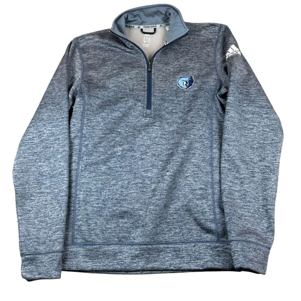 Adidas Memphis Grizzlies Jacket Adidas Climawarm Fleece Team Issue 1/4 Zip Men Small Blue Size US S / EU 44-46 / 1 - 6 Thumbnail