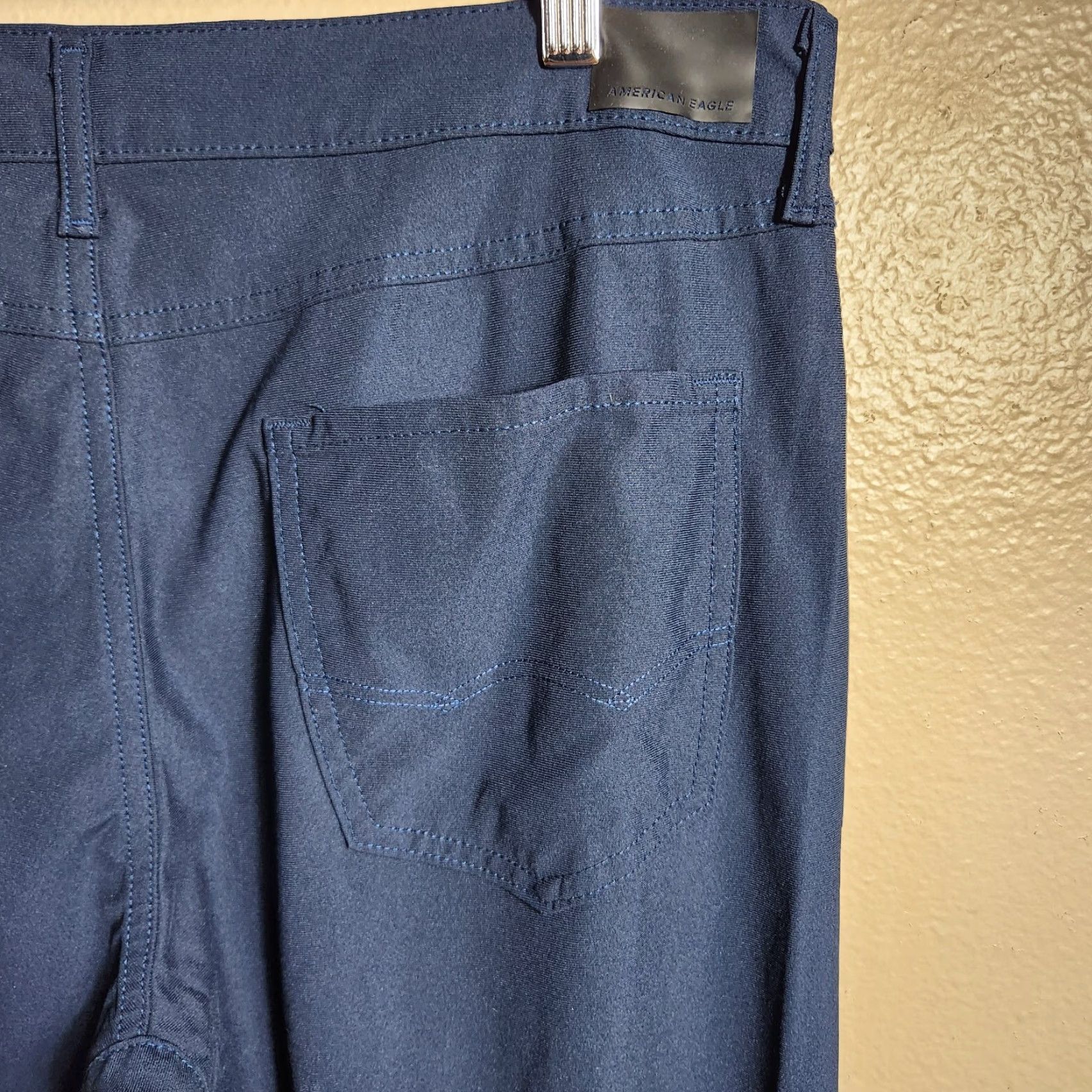 American Eagle Outfitters American Eagle Mens Navy Performance Straight Leg Golf Pants-Size 34x30 Size US 34 / EU 50 - 7 Thumbnail