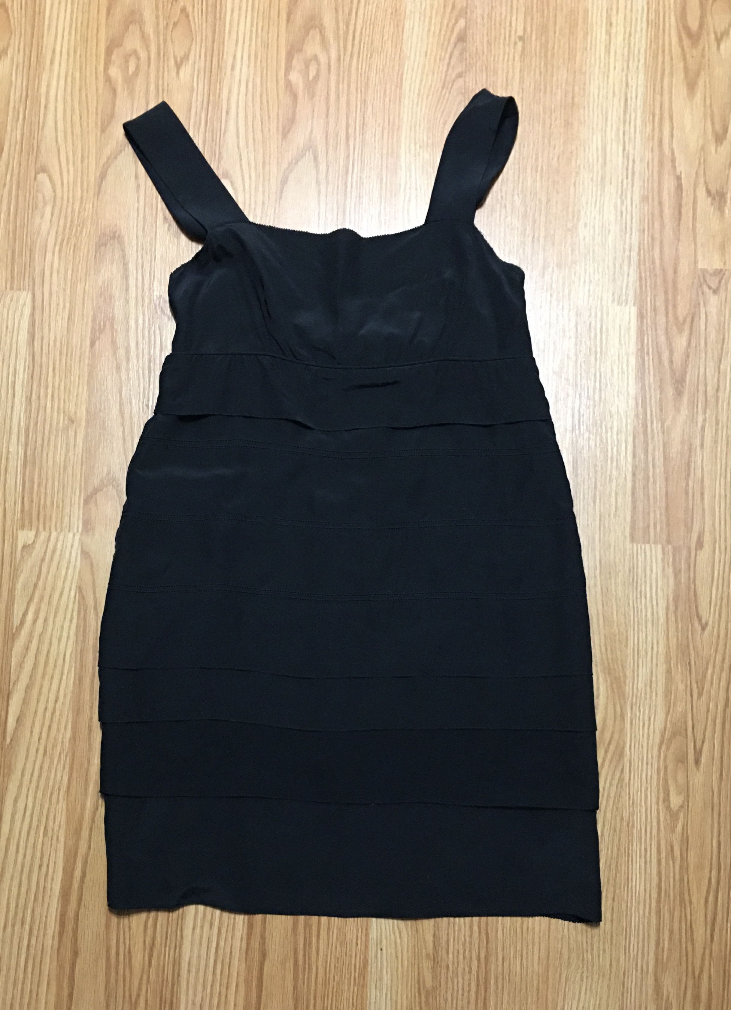 DOROTHEE SCHUMACHER Dorothee Schumacher Black Silk Designer Dress Size 4 (US 8) Size M / US 6-8 / IT 42-44 - 7 Thumbnail