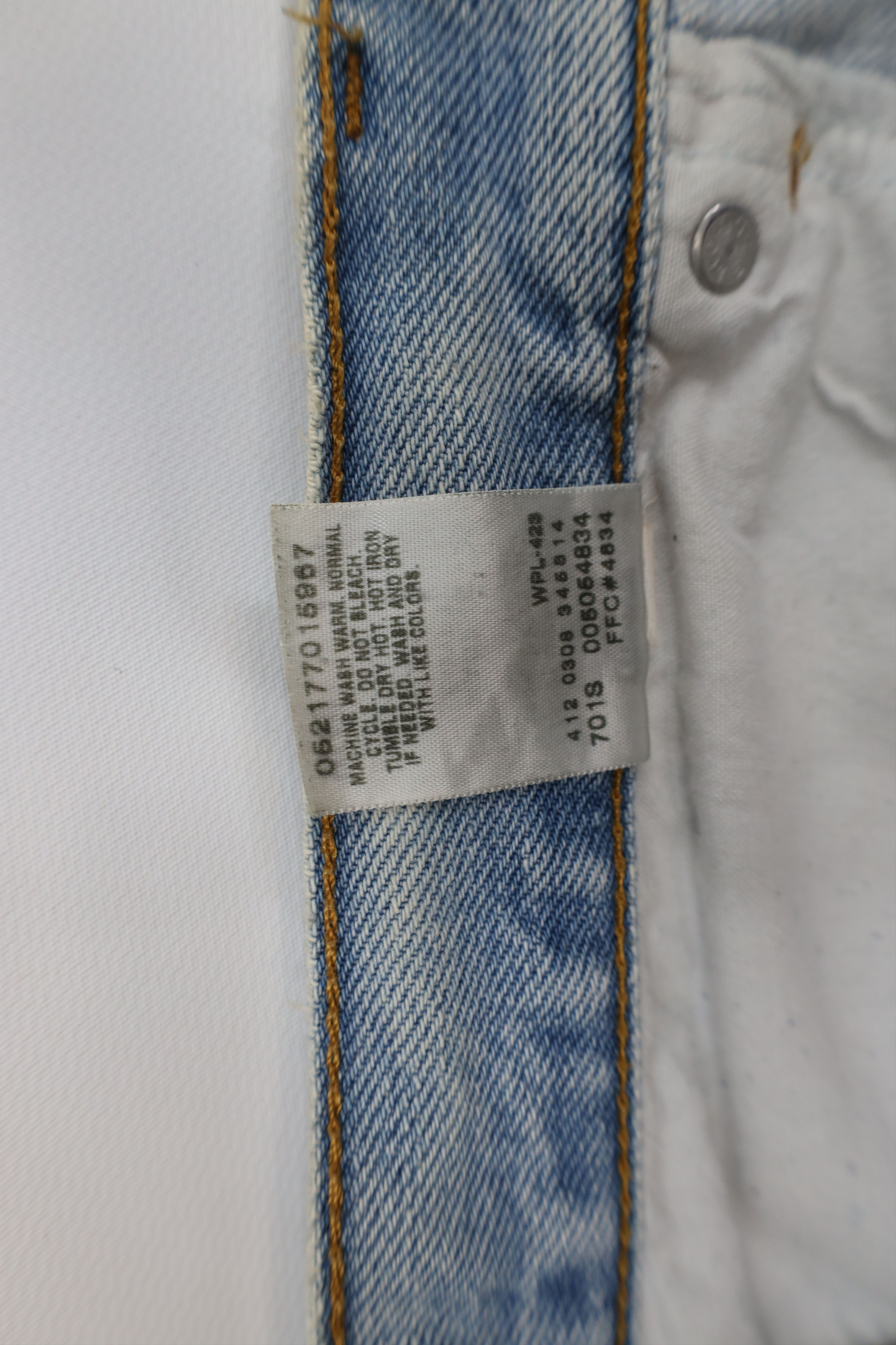 Levi's Vintage Y2K Levis 505 Regular Fit Straight Leg Denim Jeans Size US 40 / EU 56 - 11 Thumbnail