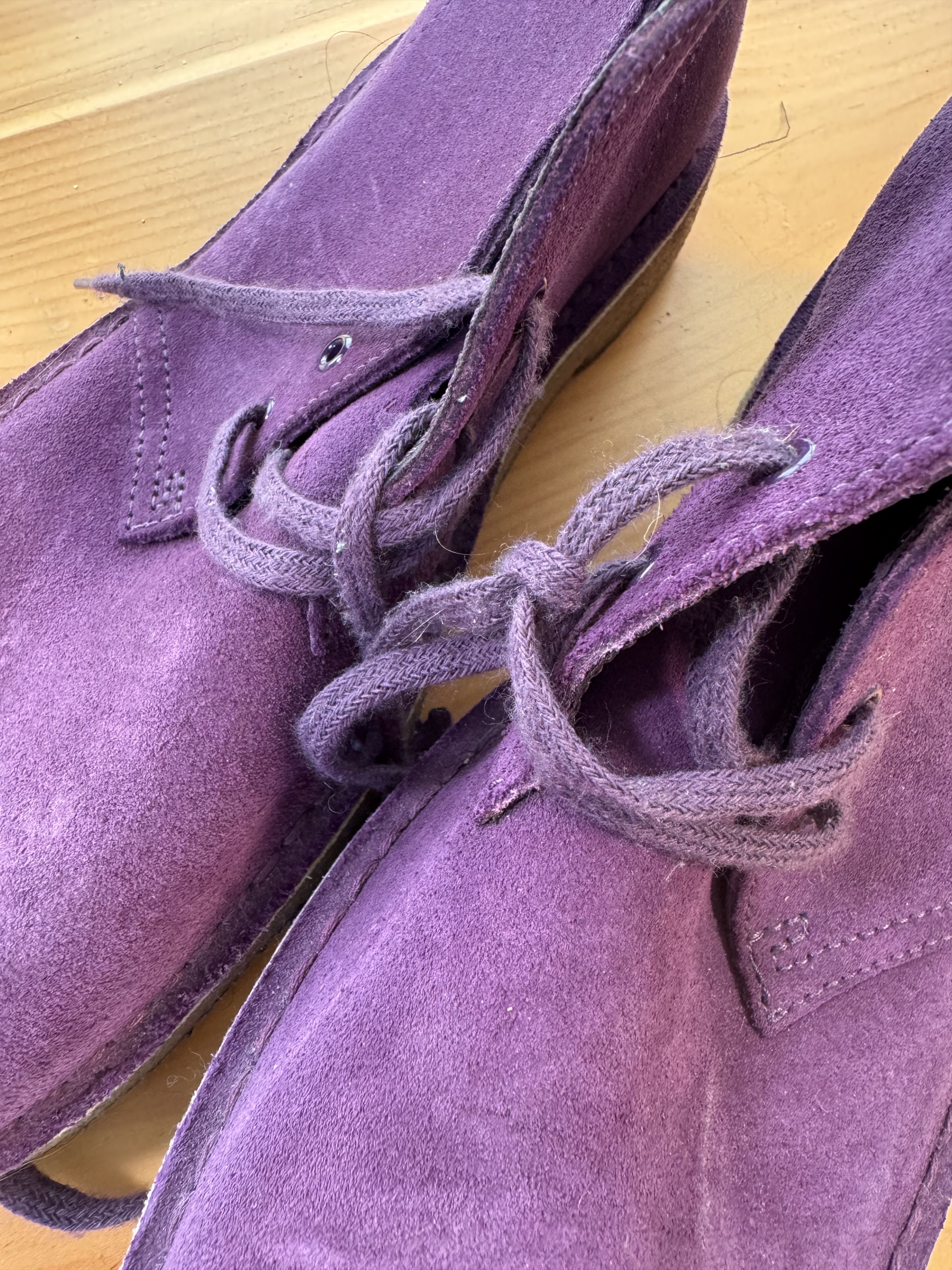 Clarks Clarks Purple Desert Boot Size US 8.5 / EU 41-42 - 3 Thumbnail
