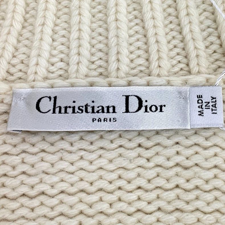 Dior Dior Beige logo letter inlaid wool navy collar single-brea Size XXS / US 00 / IT 34 - 6 Thumbnail
