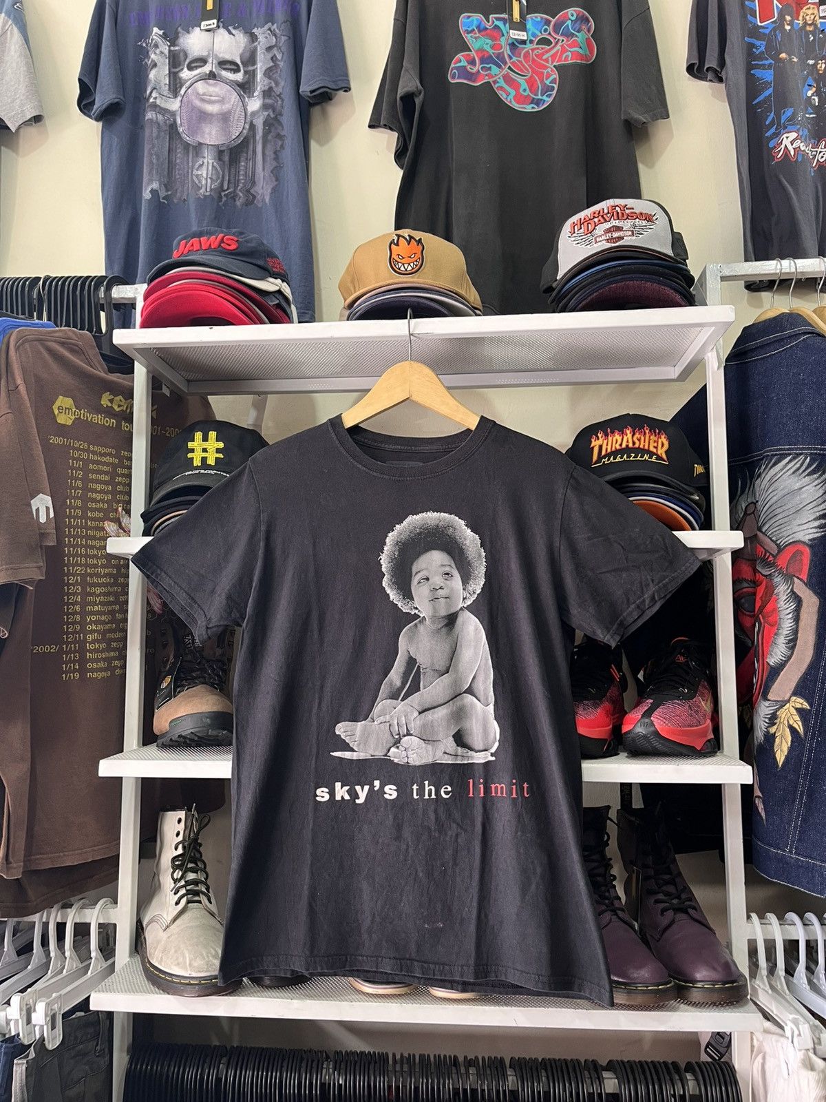 Vintage Notorious B.I.G. Biggie Shirt SKYS The Limit Baby Graphic Size US M / EU 48-50 / 2 - 1 Thumbnail
