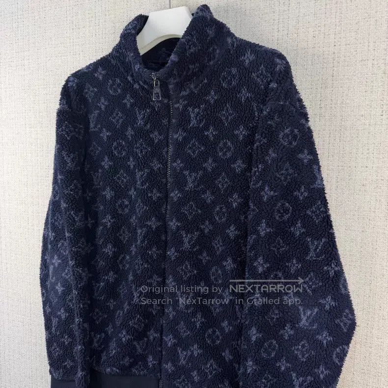 Louis Vuitton Louis Vuitton Monogram full-print jacquard polar fleece ja Size US XXL / EU 58 / 5 - 2 Thumbnail