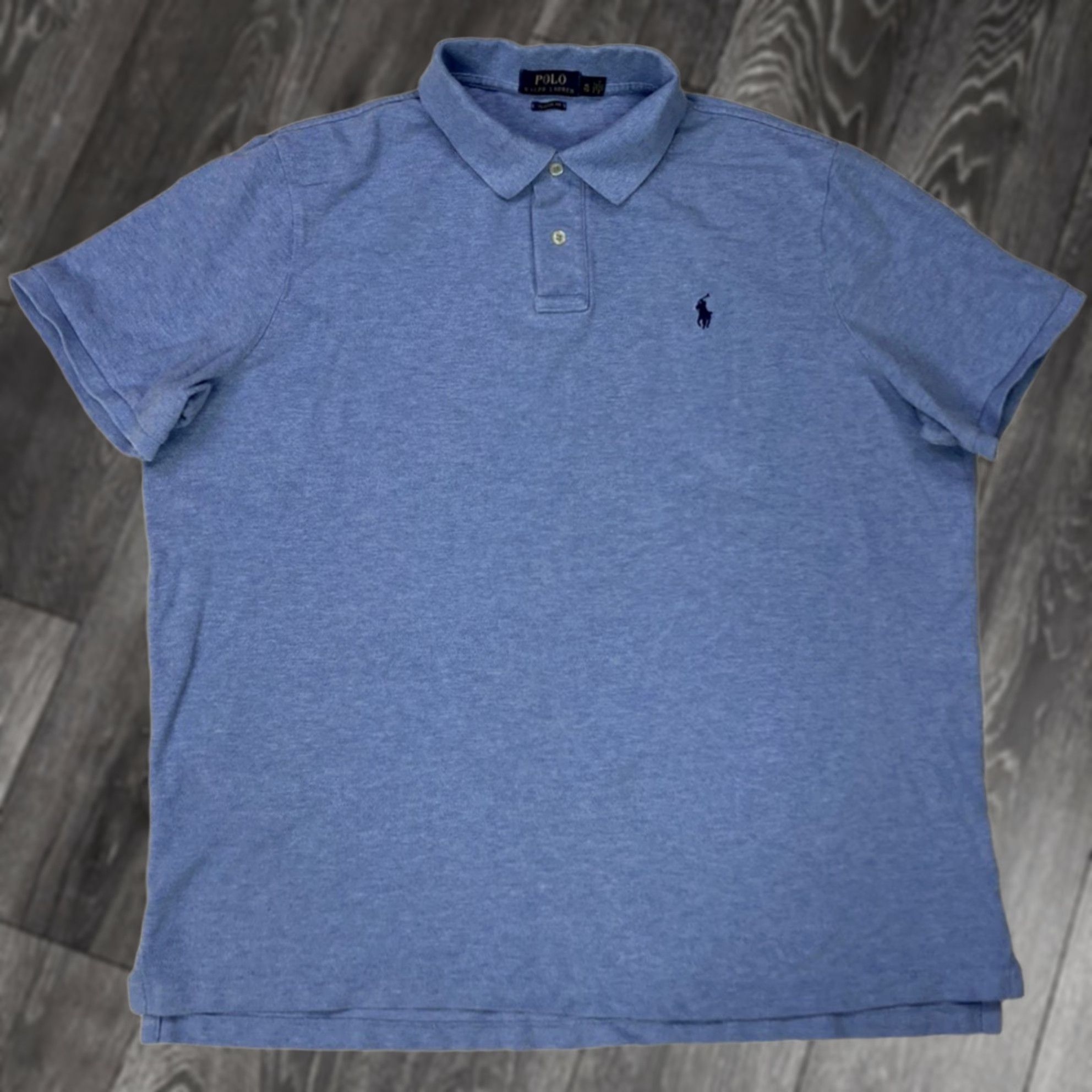 Polo Ralph Lauren Polo Ralph Lauren Polo Shirt Men Classic XL Light Blue Short Sleeve Pony Blue Logo Embroidered Shirts Polo Shirt Men XL Blue Size US XL / EU 56 / 4 - 1 Thumbnail