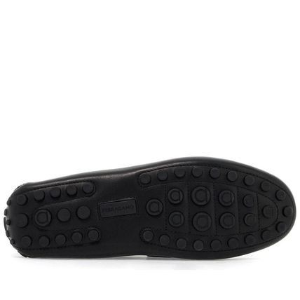 Salvatore Ferragamo o1s22i1n0225 Leather Loafers in Black Size US 6.5 / EU 39-40 - 5 Thumbnail