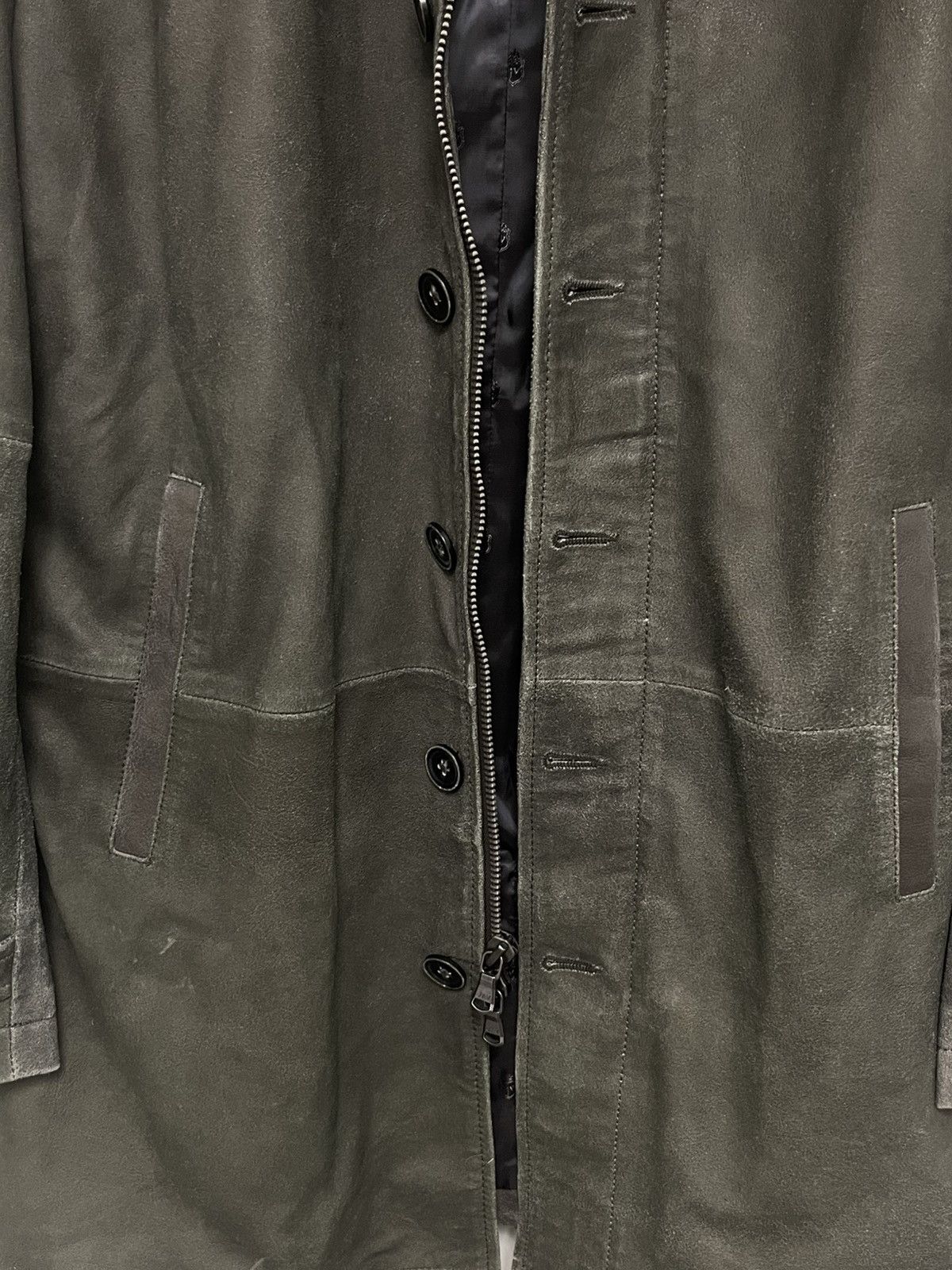 John Varvatos Goatskin Leather Trench Large Size US L / EU 52-54 / 3 - 8 Thumbnail