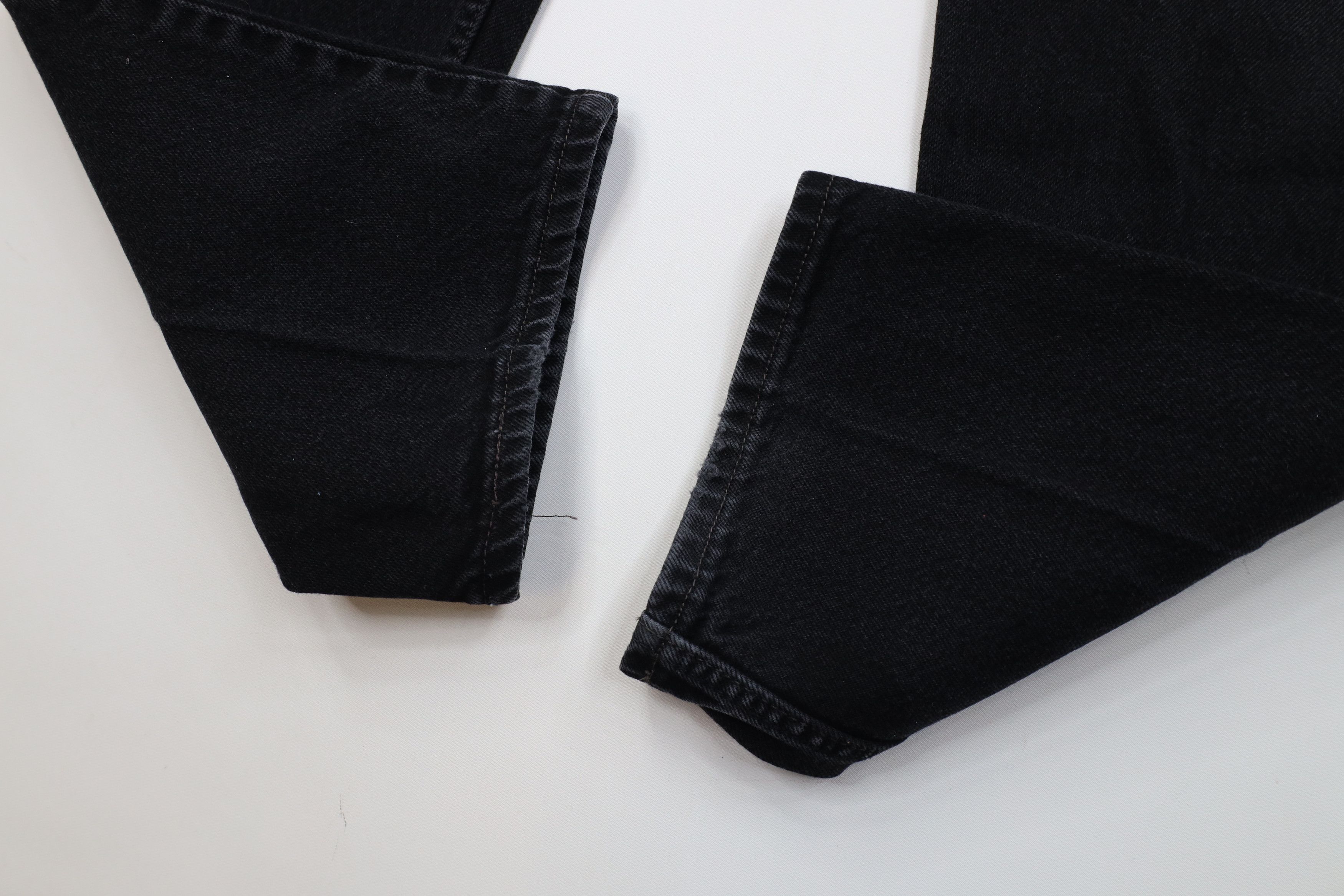 Levi's Vintage Y2K Levis 505 Regular Straight Leg Denim Jeans Black Size US 36 / EU 52 - 6 Thumbnail