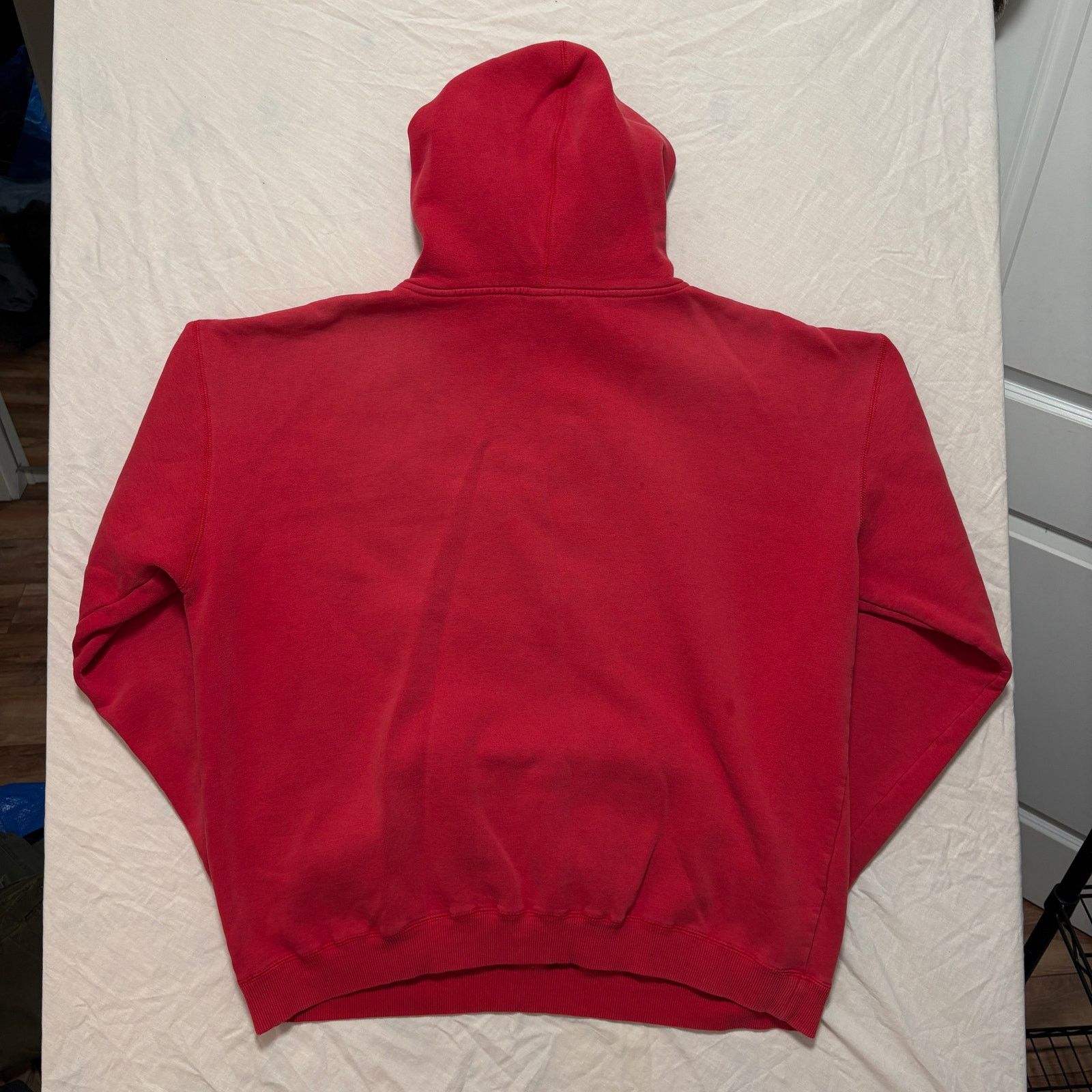 Quiksilver VTG Y2K 90's Active Surf Skull Faded Hoodie Red Men's XL Size US XL / EU 56 / 4 - 4 Thumbnail