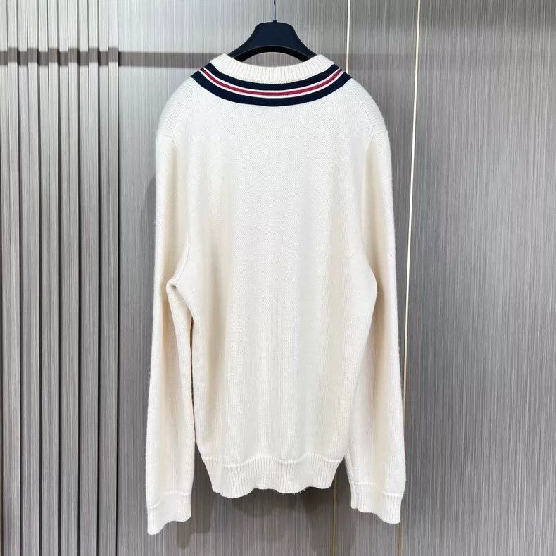 Gucci Gucci Embroidered Knitted Sweater with Bee-2505 Size US XL / EU 56 / 4 - 2 Thumbnail