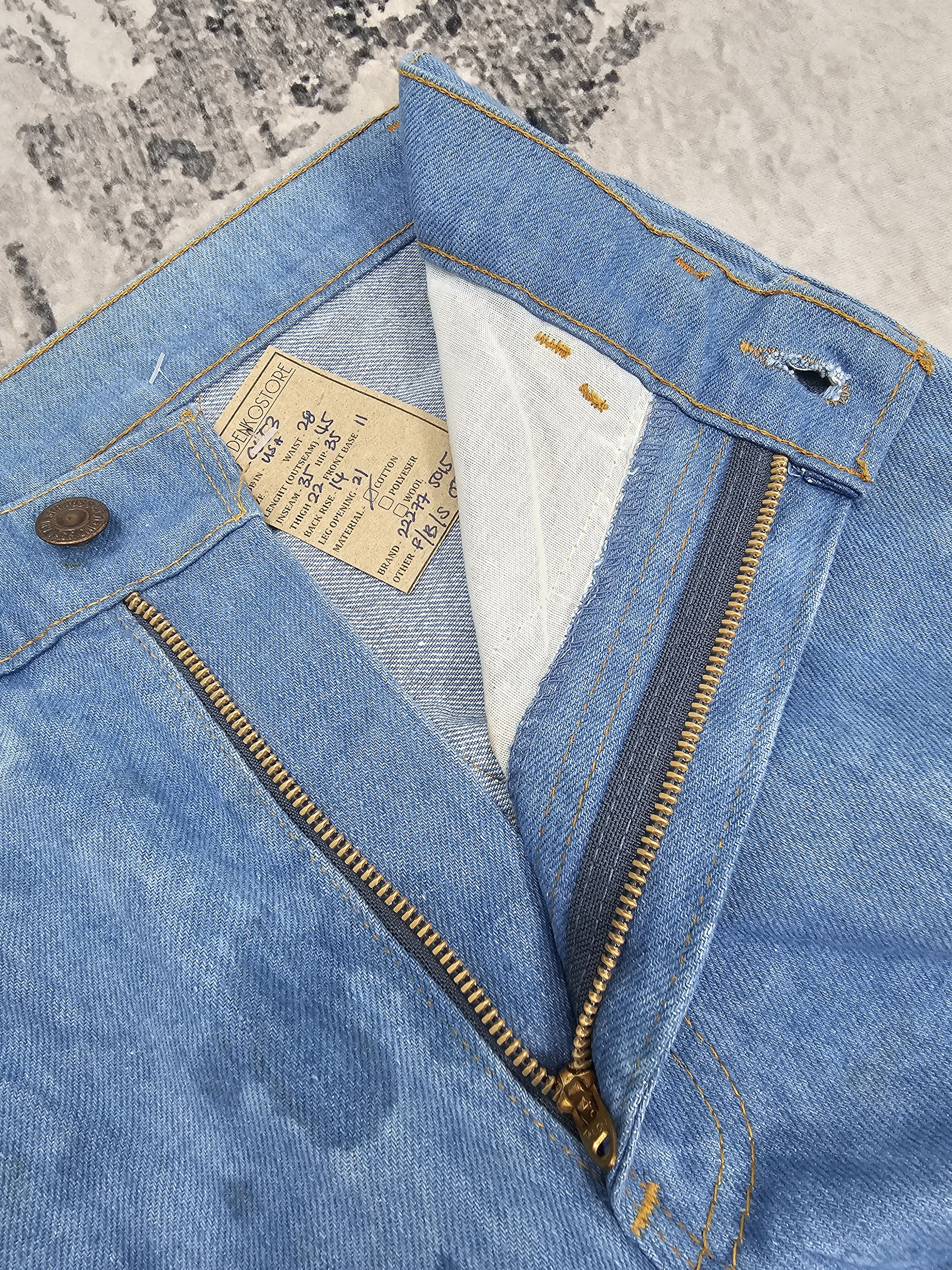 Levi's Vintage Clothing Vtg 70's LEVIS Boot Cut Flare Bleach Jeans Made In USA L0553 Size US 28 / EU 44 - 11 Thumbnail