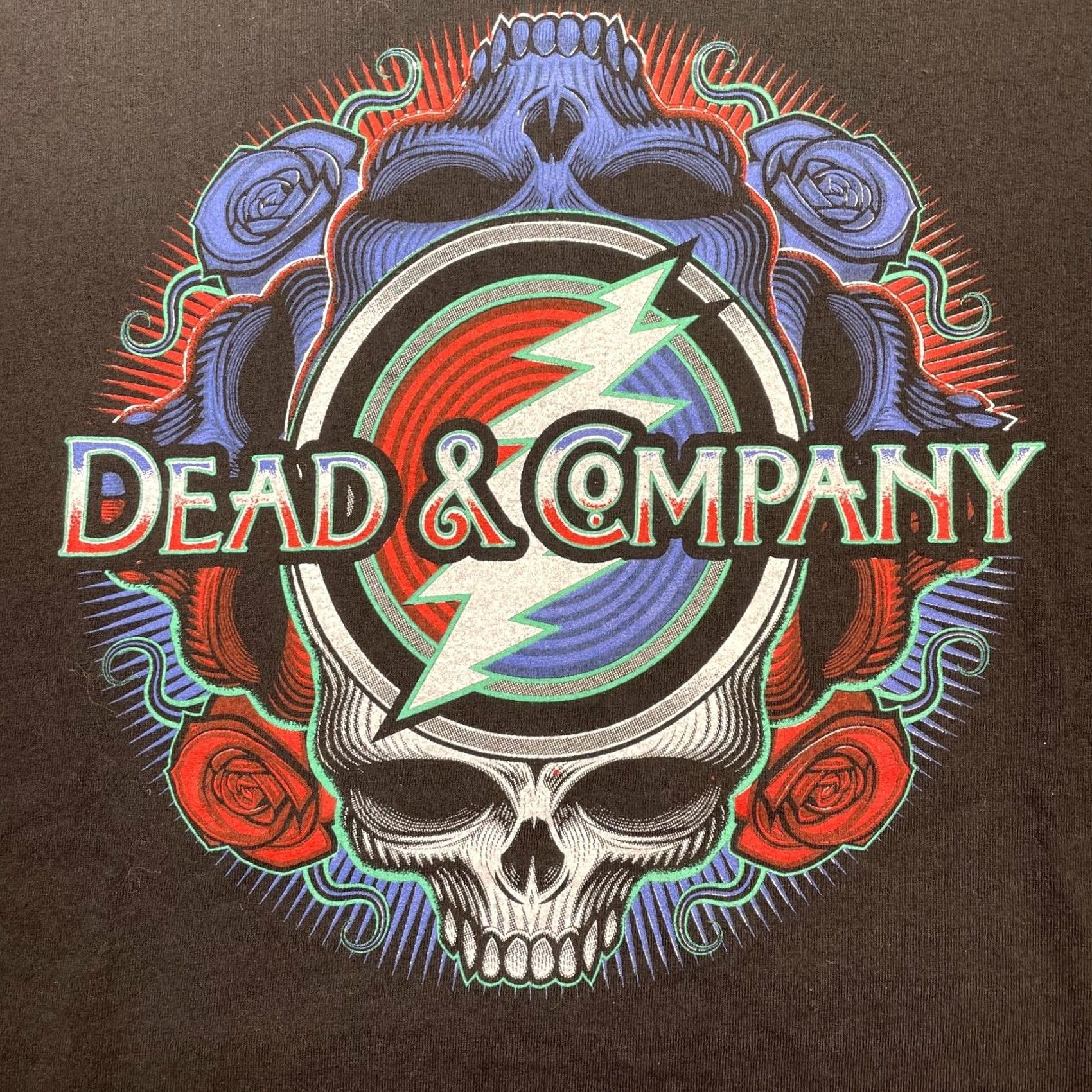 Vintage Dead & Company Shirt Mens XL Black 2018 Summer Tour Dodgers Stadium Tee Alstyle Size US XL / EU 56 / 4 - 2 Thumbnail