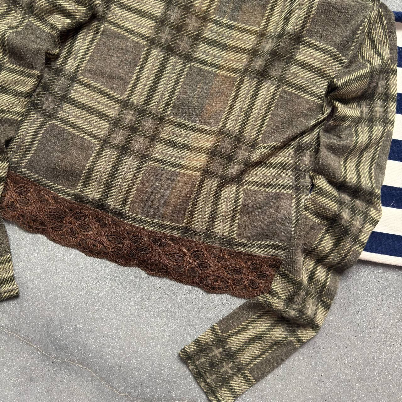 Japanese Brand × Vintage Vintage Asymmetrical Patchwork Zip Jacket Size M / US 6-8 / IT 42-44 - 8 Thumbnail