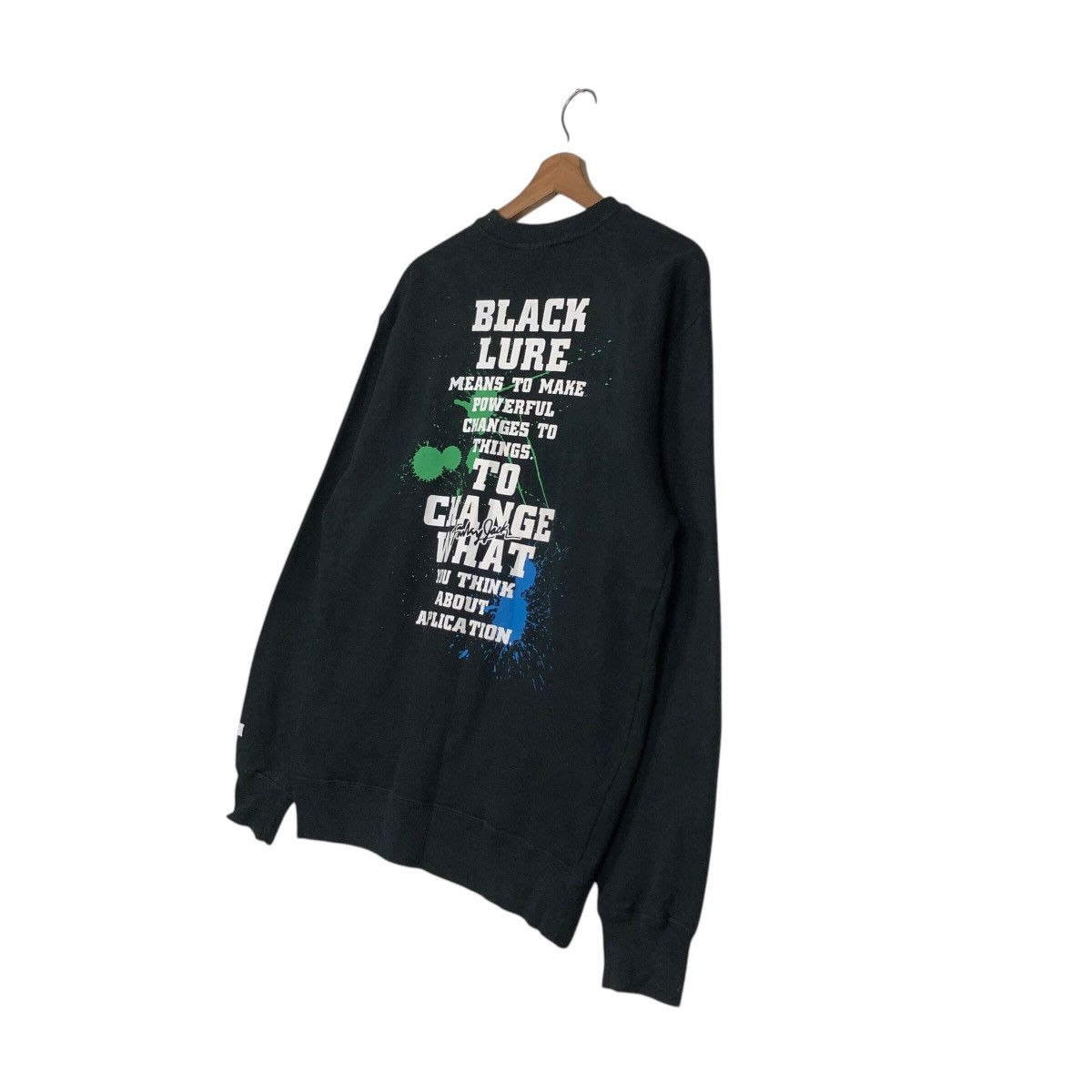 Japanese Brand 📌Vintage Sweatshirt Grass Hither Full Print Skate Style Size US L / EU 52-54 / 3 - 11 Thumbnail