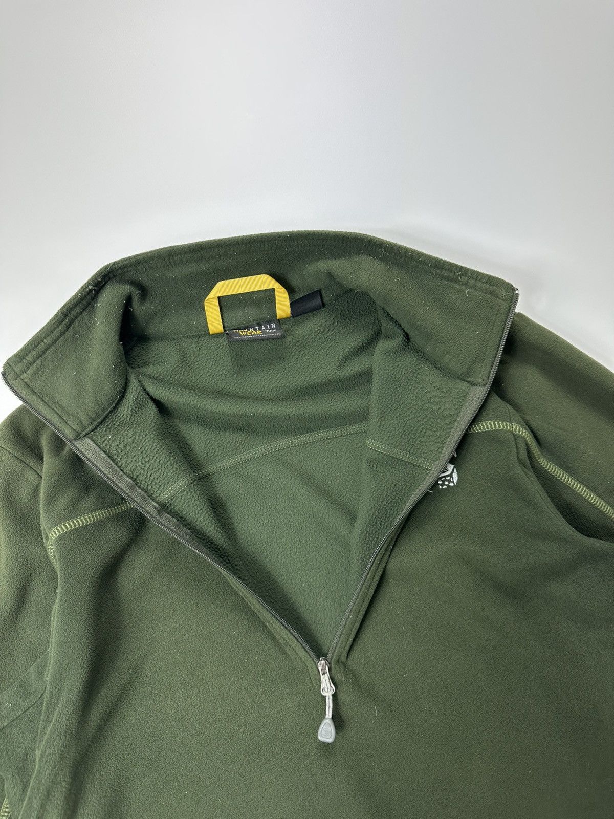 Mountain Hardwear Mountain Hardwear Fleece 1/4 Zip Logo Green Size US S / EU 44-46 / 1 - 9 Thumbnail